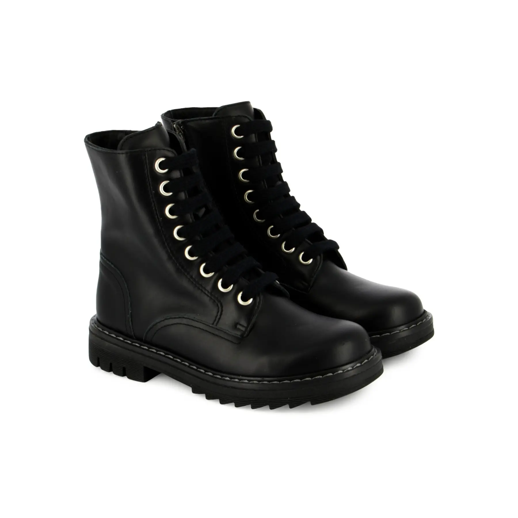 Bottines en nappa bébé Pom d'Api Sid Ranger