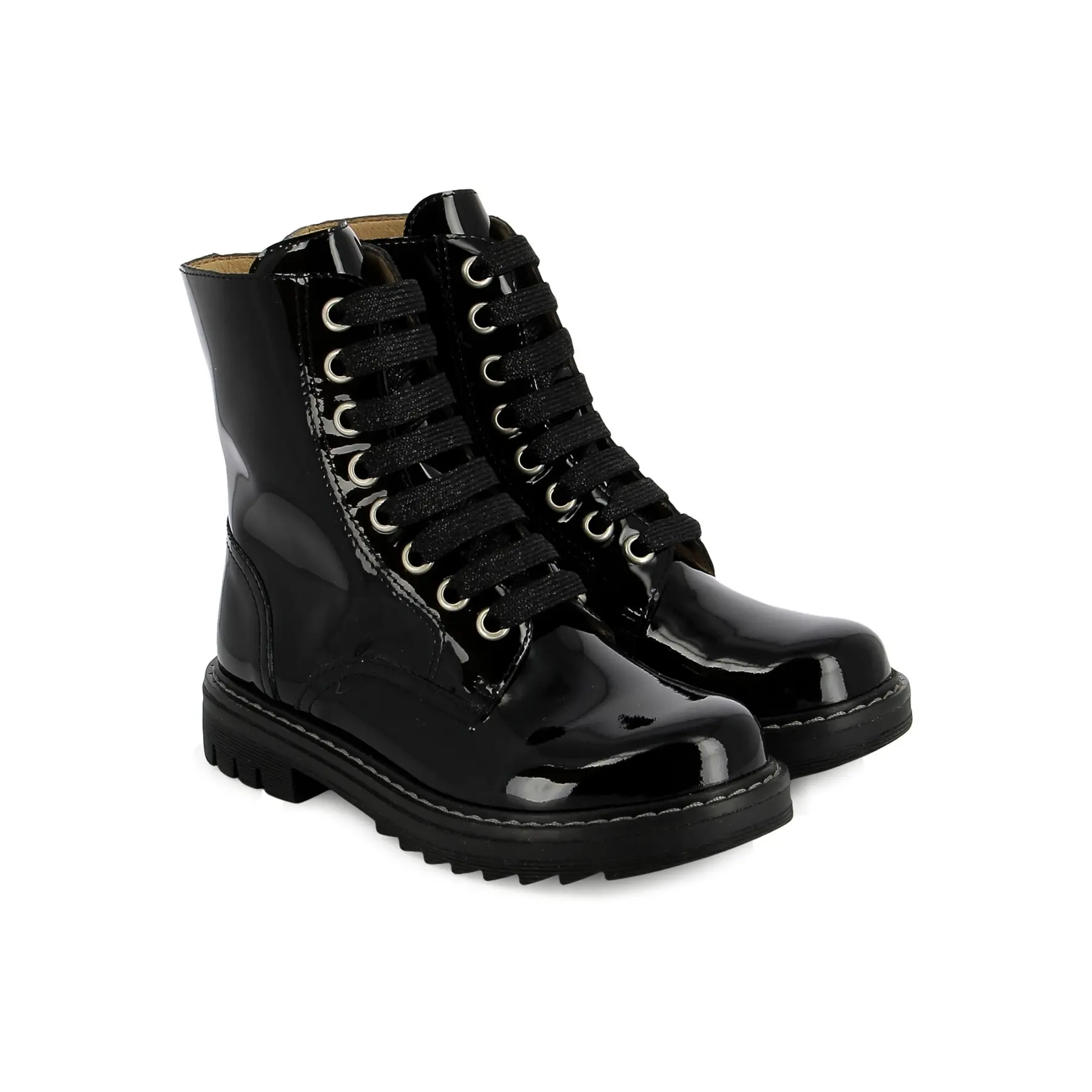 Bottines en vernis enfant Pom d'Api Sid Ranger Bottines en vernis enfant Pom d'Api Sid Ranger