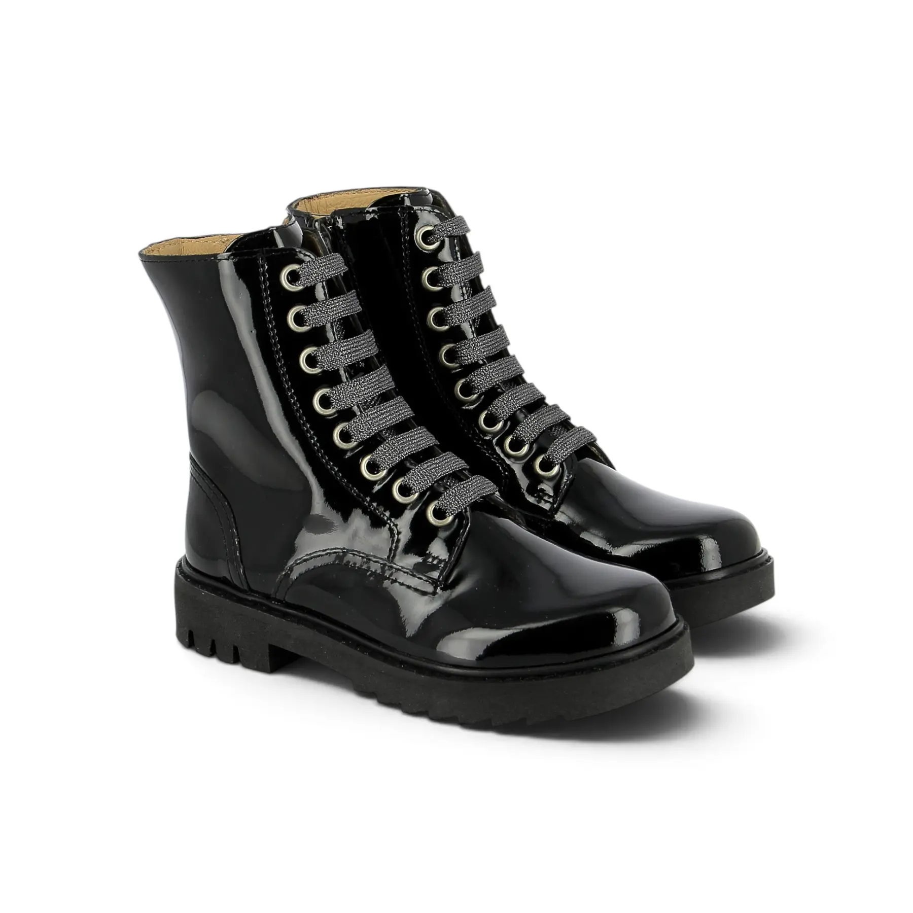 Bottines en vernis enfant Pom d'Api Sid Ranger Bottines en vernis enfant Pom d'Api Sid Ranger