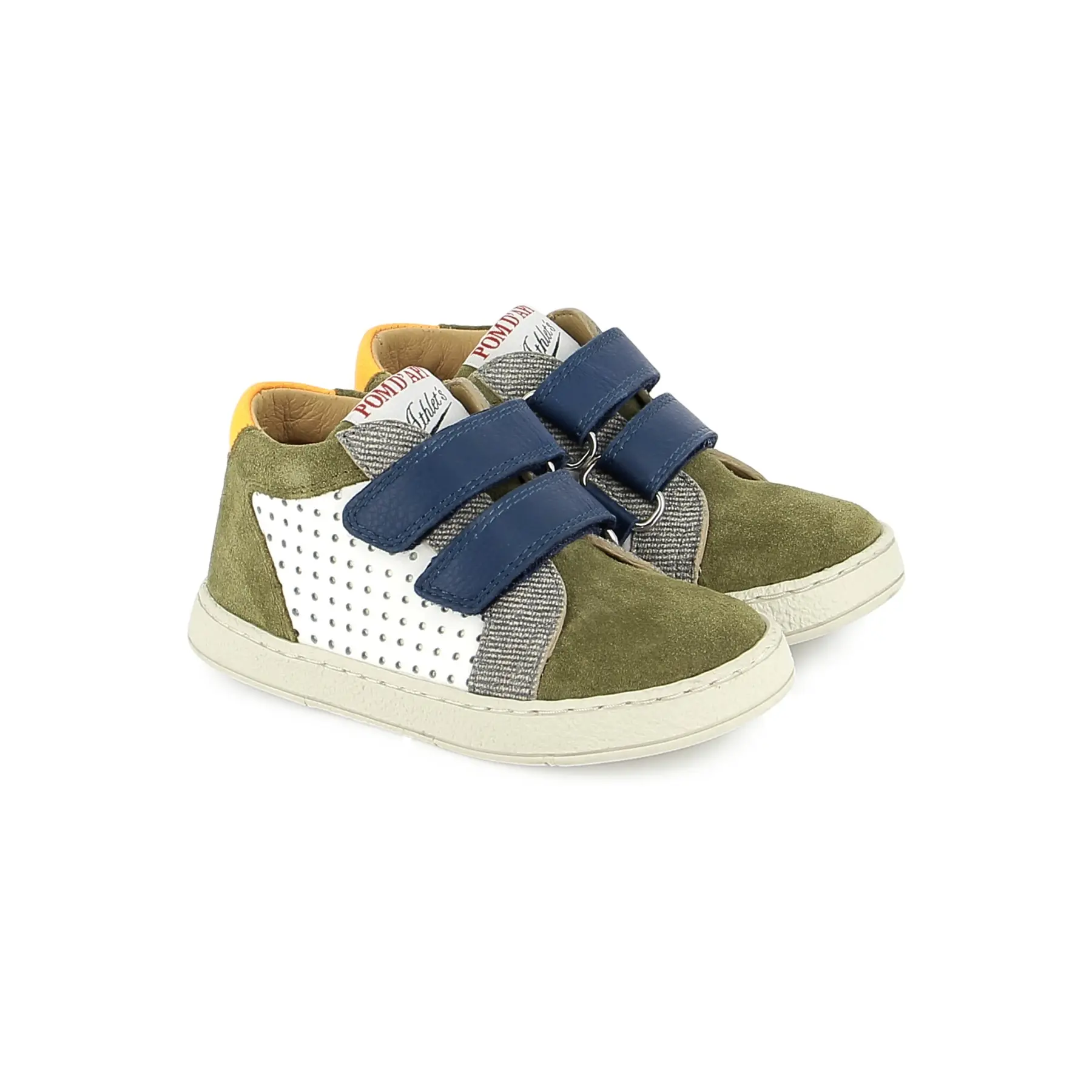 Baskets à enfiler perforées bébé Pom d'Api Mousse