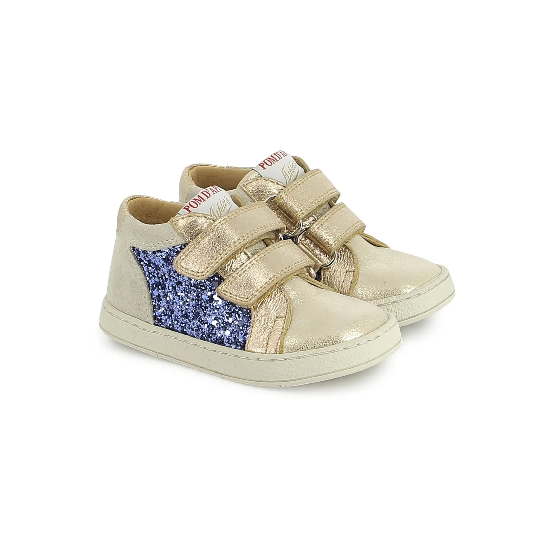 Baskets à enfiler bébé Pom d'Api Mousse Top