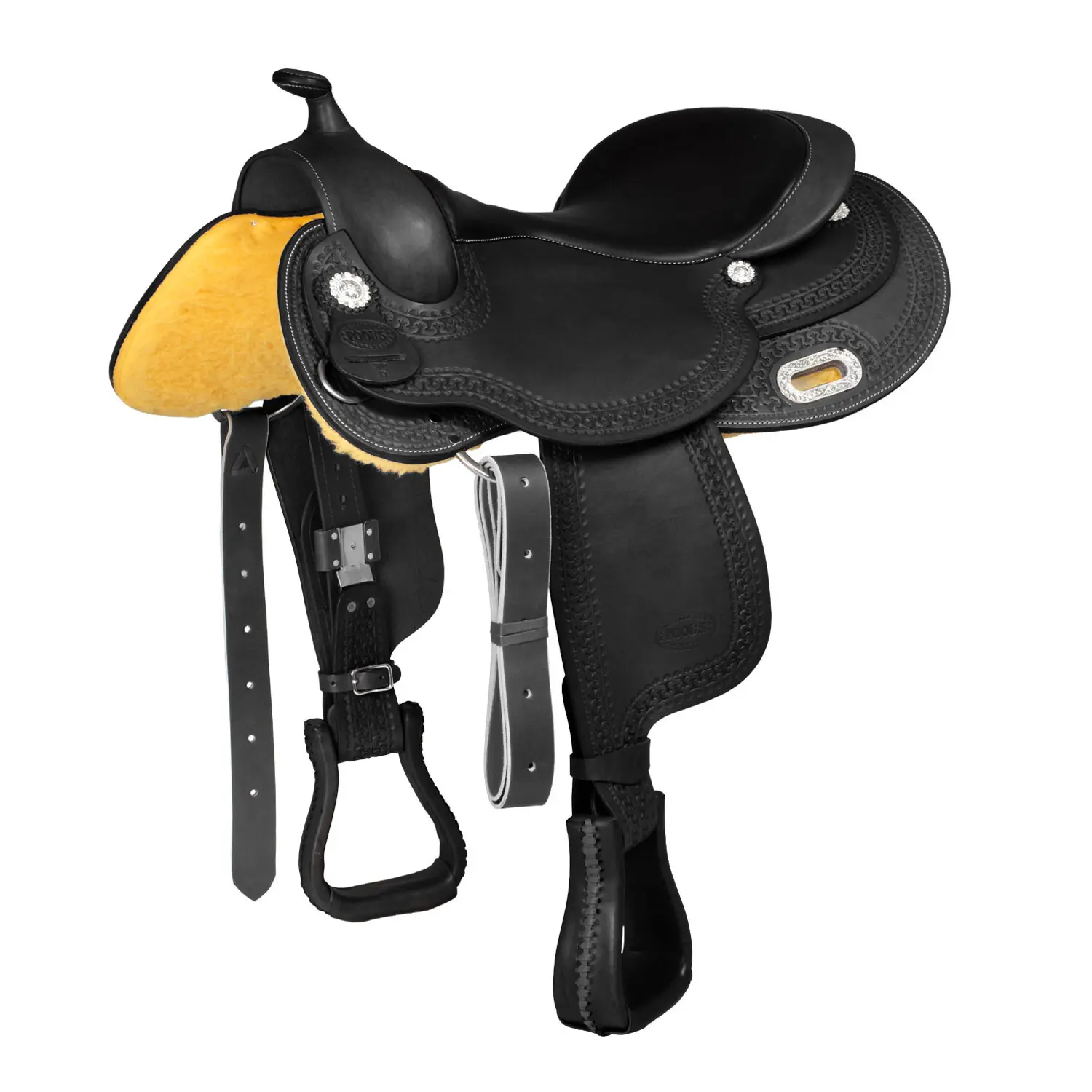 Western saddle for horse Pool's Reiner Round Skirt 3010