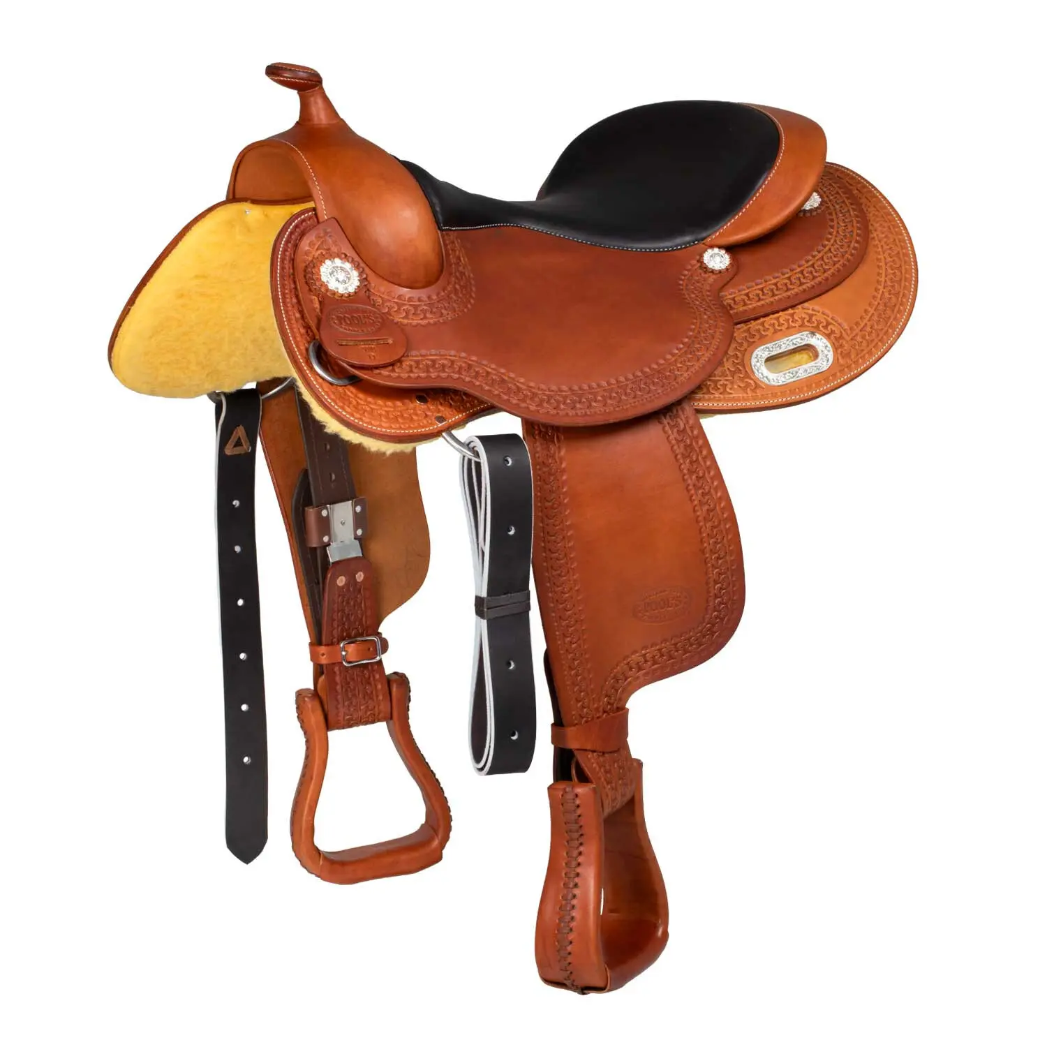 Selle de western pour cheval Pool's Reiner Round Skirt 3010