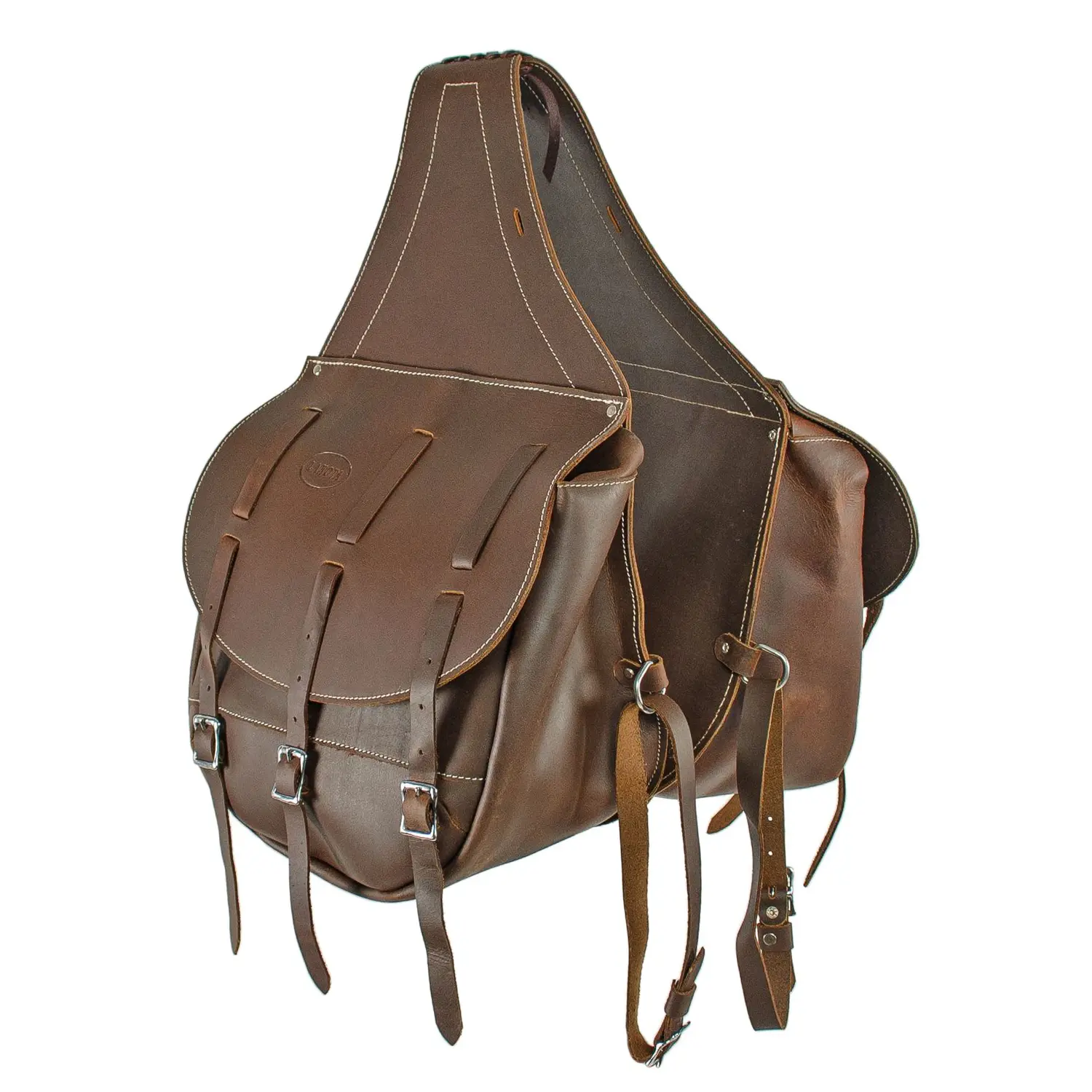 Sella per cavallo in vitello con chiusura Lakota