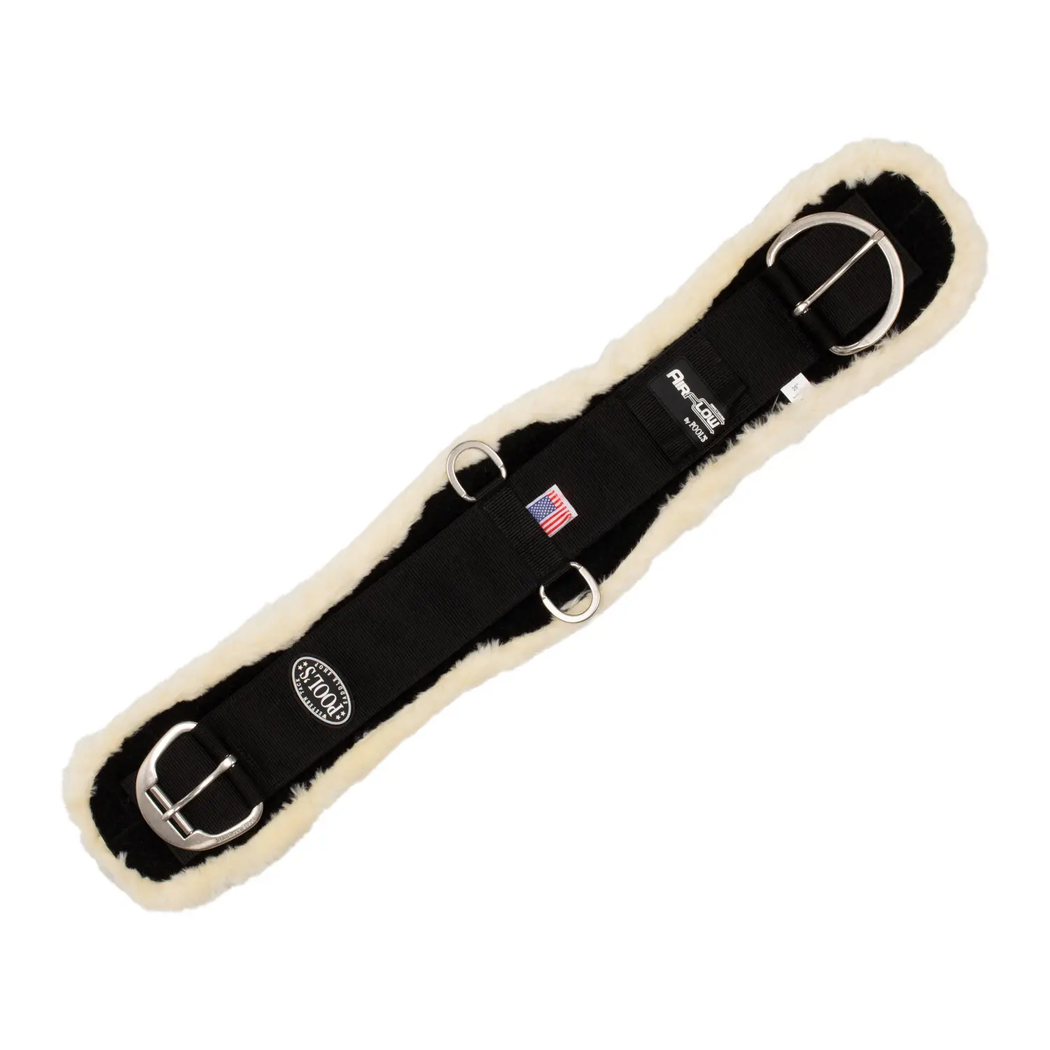 Saddle strap with synthetic wool Pool's Airflow Western