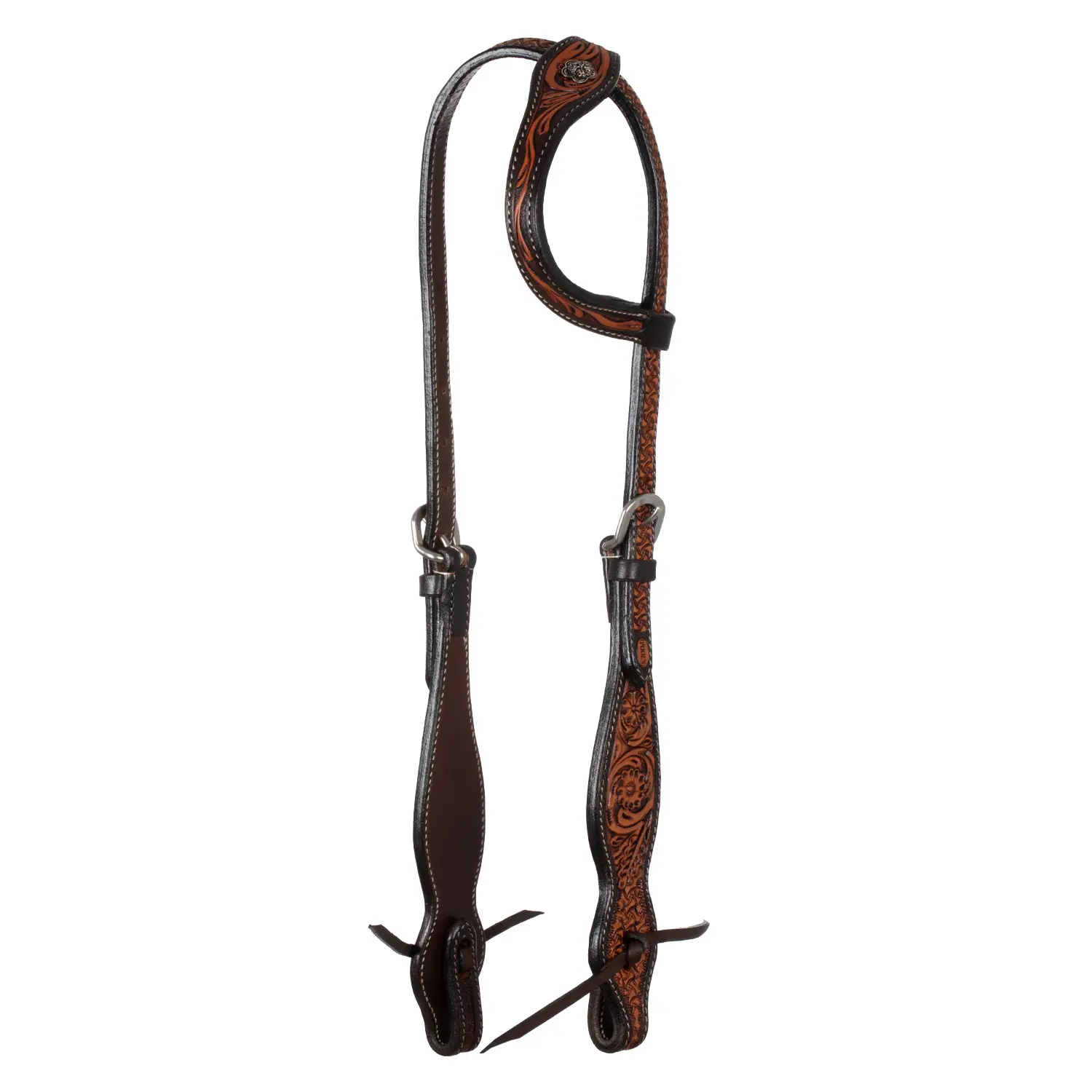 Riding bridle Pool's Floral One Ear Western