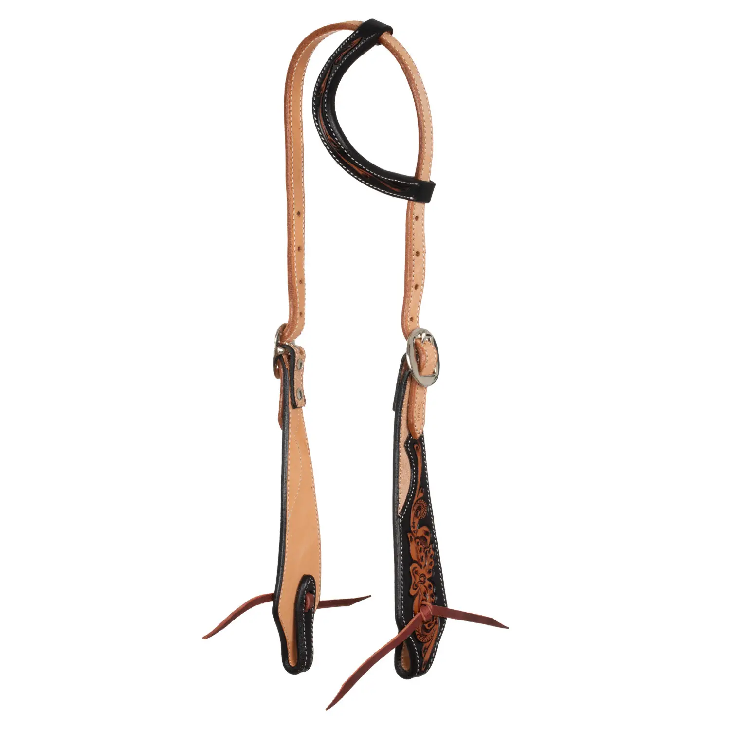 One-eared western horse bridle Pool's