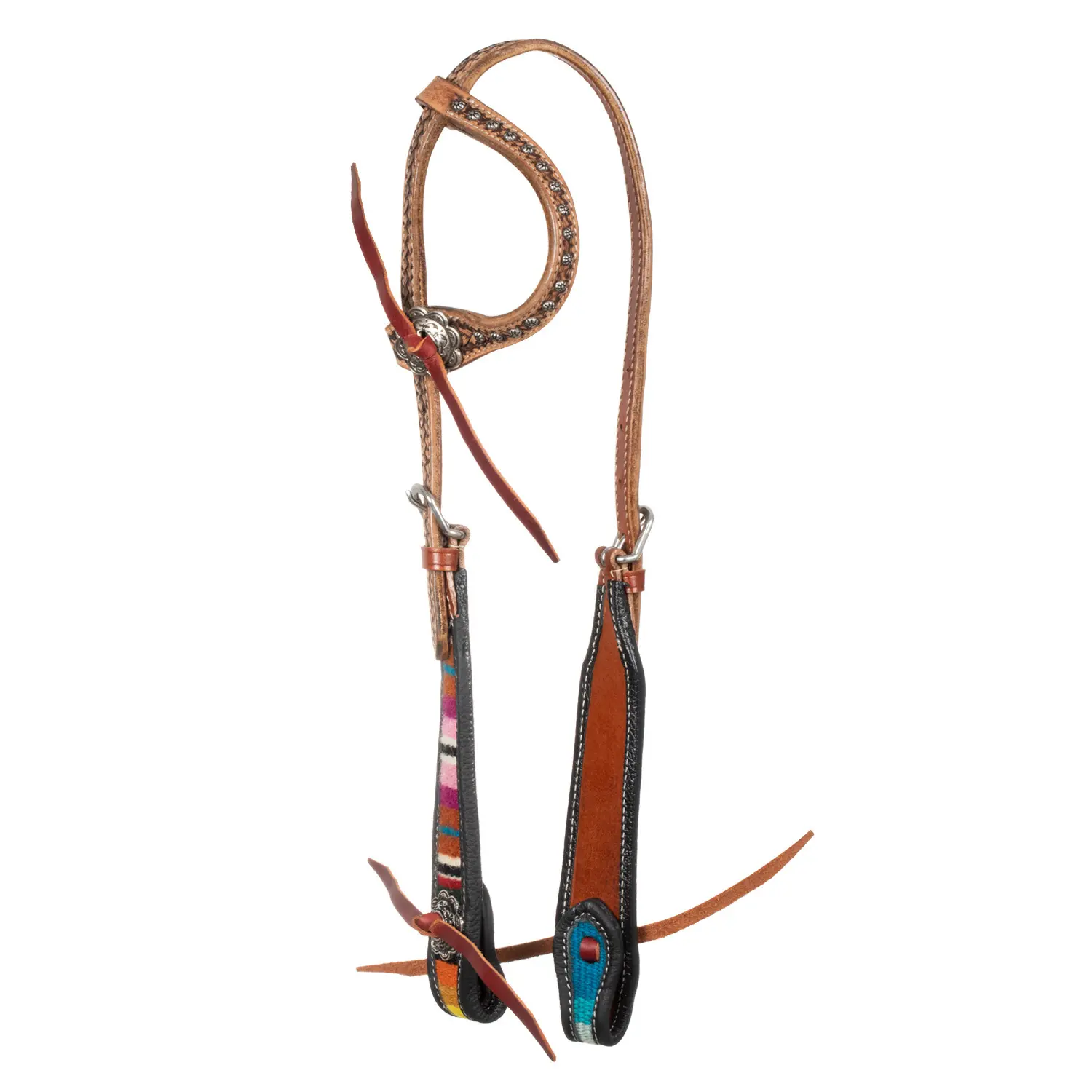 One-eared western riding bridle Pool's
