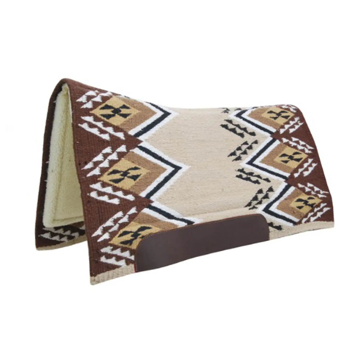 Wool saddle pad for horse Pool's Texas Western