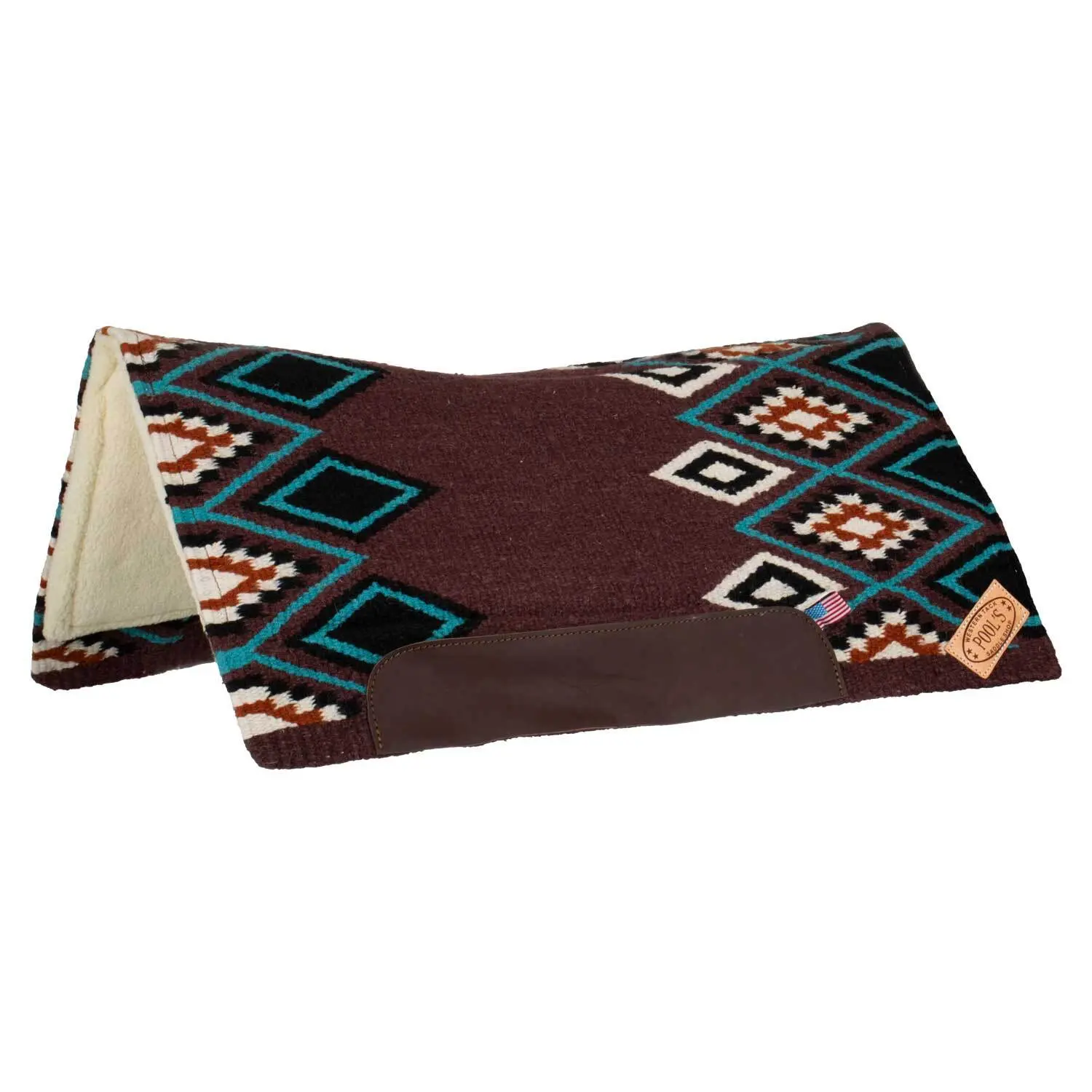 Western saddle pad for horse Pool's Texas