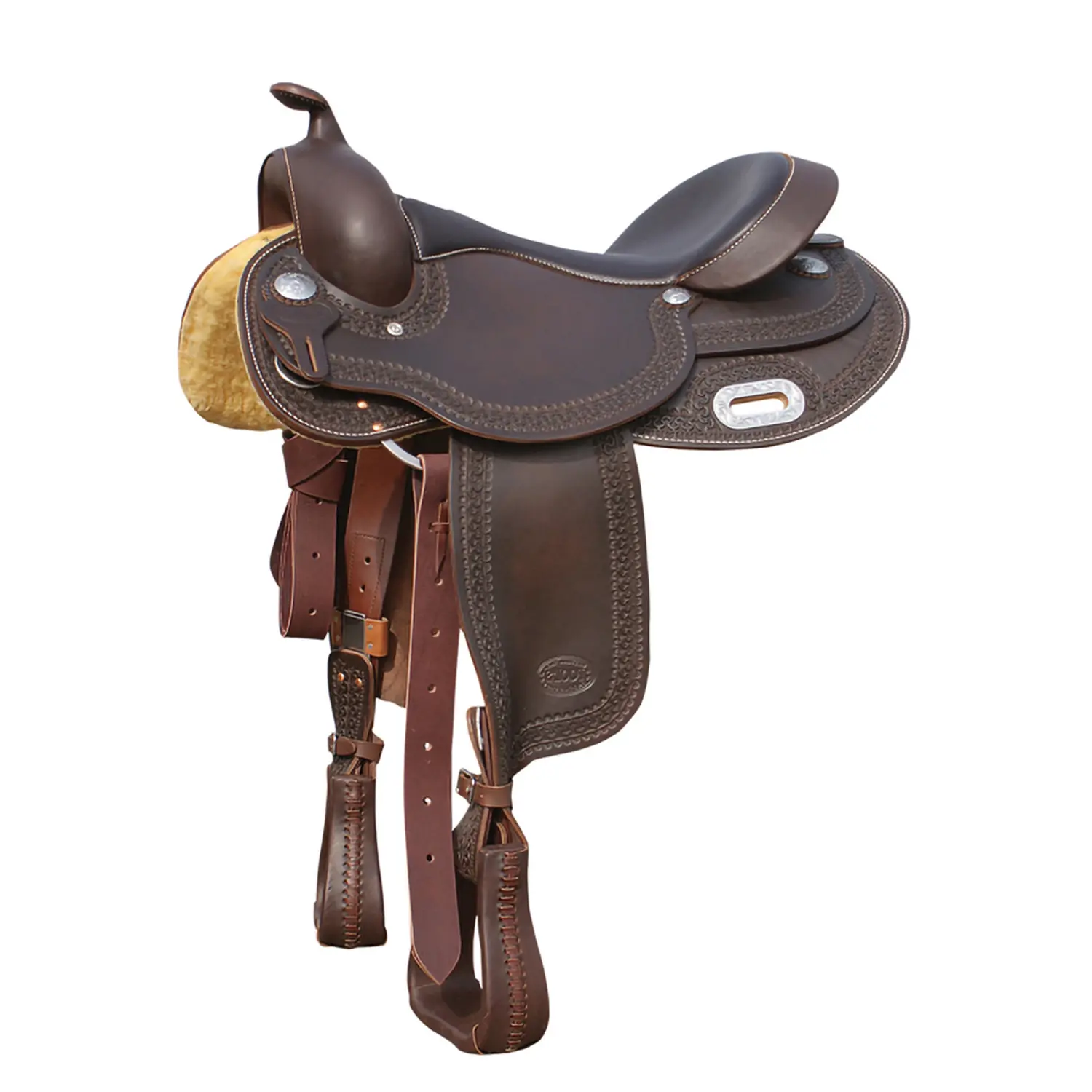 Western saddle for horse 1414.00 Pool's Round Skirt 3010
