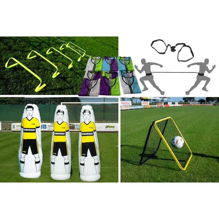 Trainingsmaterial für Verteidiger mit Bällen Powershot