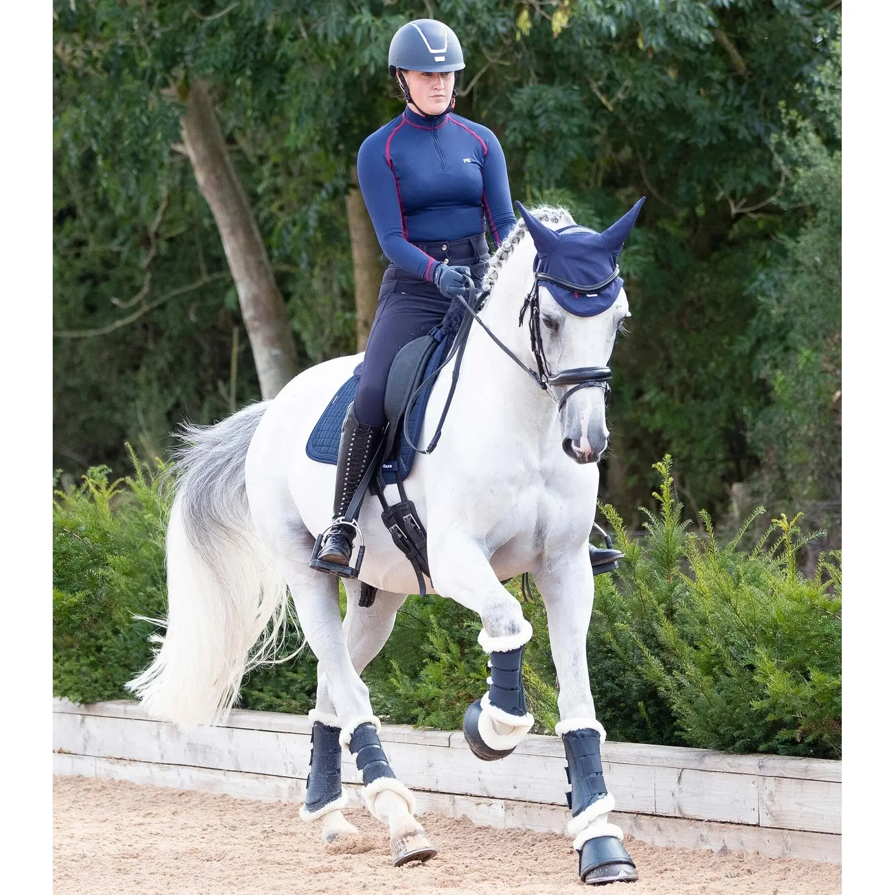 Horse gaiters with wool lining Premier Equine Air-Tech Techno