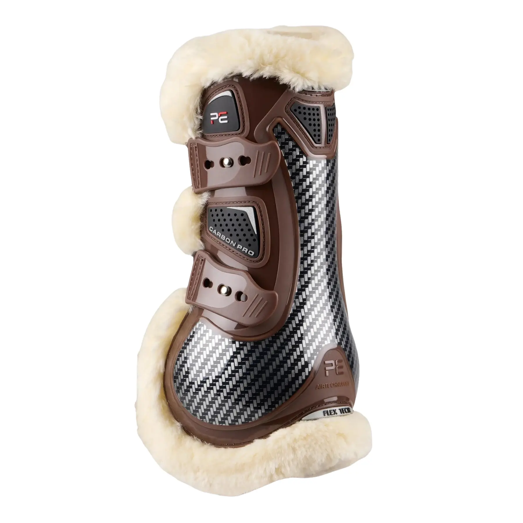 Wool knee boots for horses Premier Equine Carbon Pro Techno