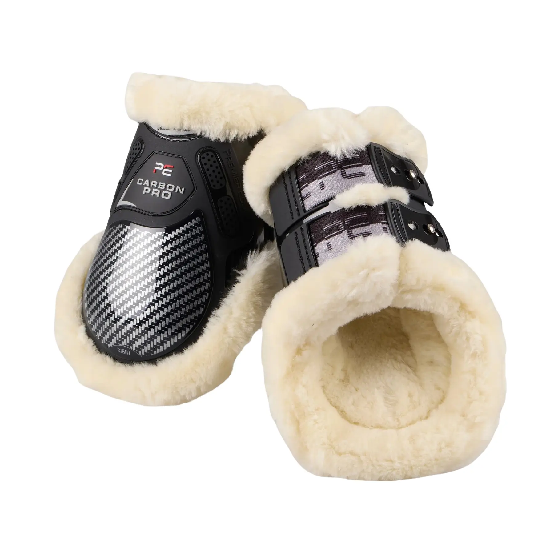Wool horse leg wraps Premier Equine Carbon Pro Techno
