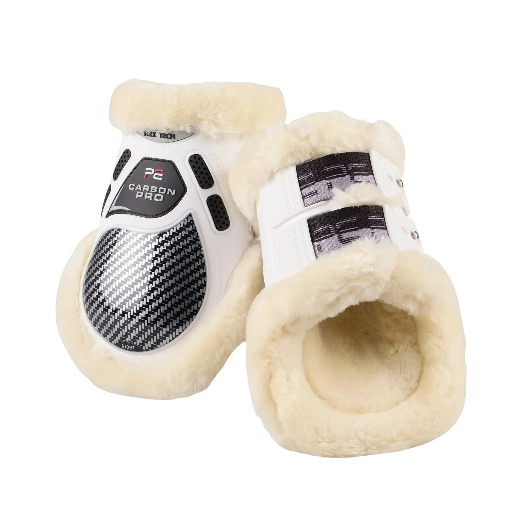 Wool horse leg wraps Premier Equine Carbon Pro Techno