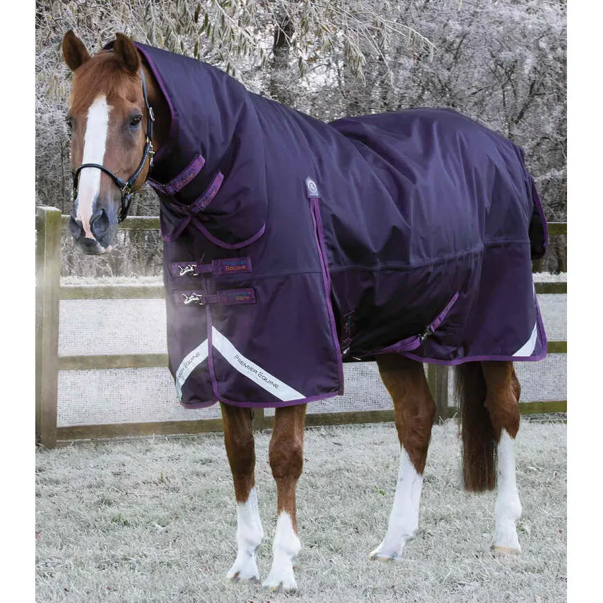 Coperta impermeabile per cavalli con copricollo Premier Equine Buster Storm Classic 420 g