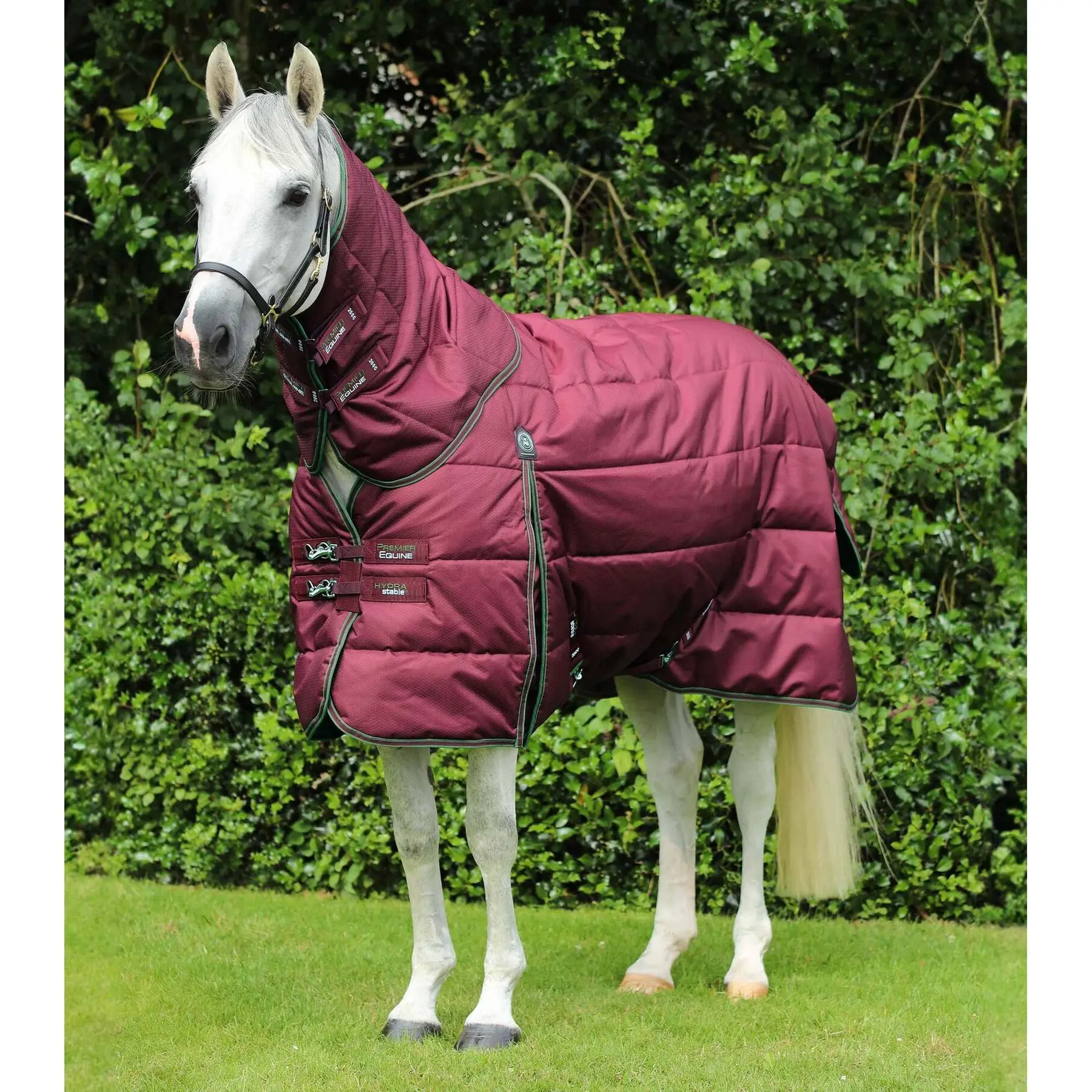 Horse stable blanket with neck cover Premier Equine Hydra 350g