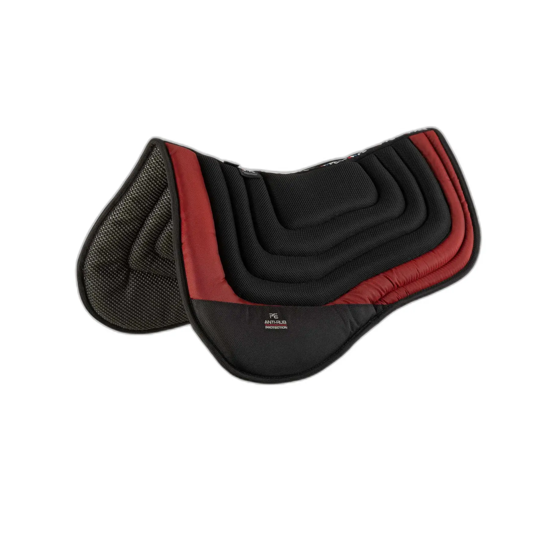 Anti-slip and anti-shock saddle pad for horses running and training Premier Equine Airflow SP