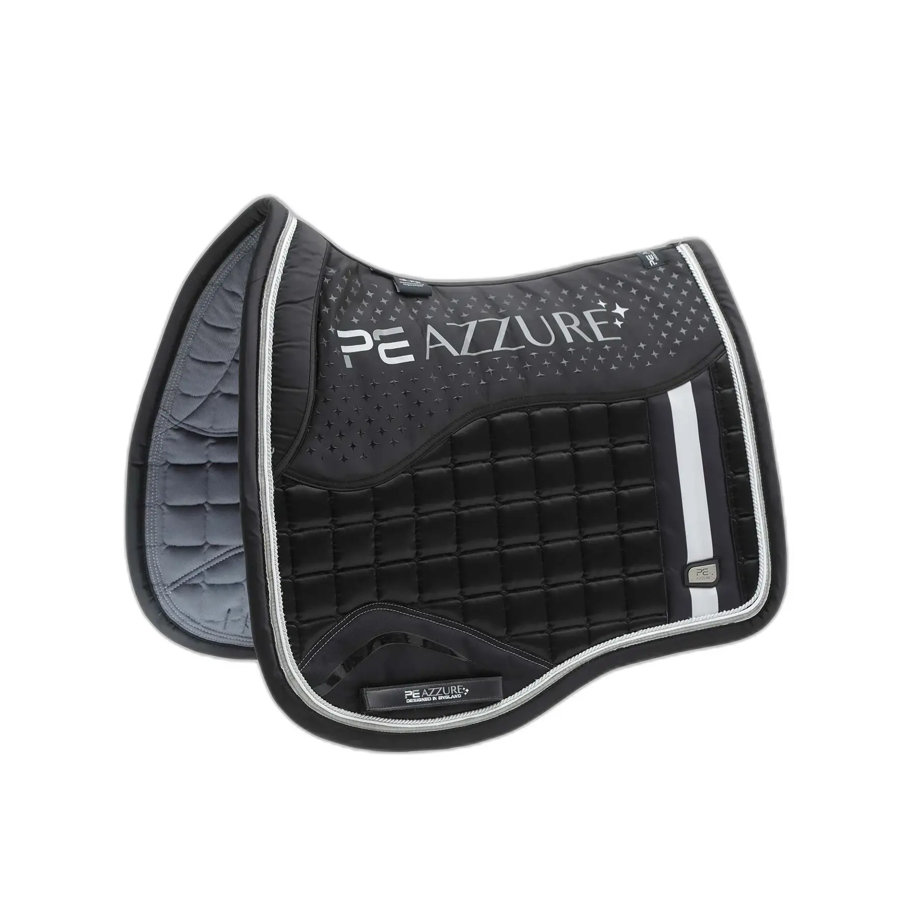 Anti-slip horse Dressage saddle pad, satin Premier Equine Azzure