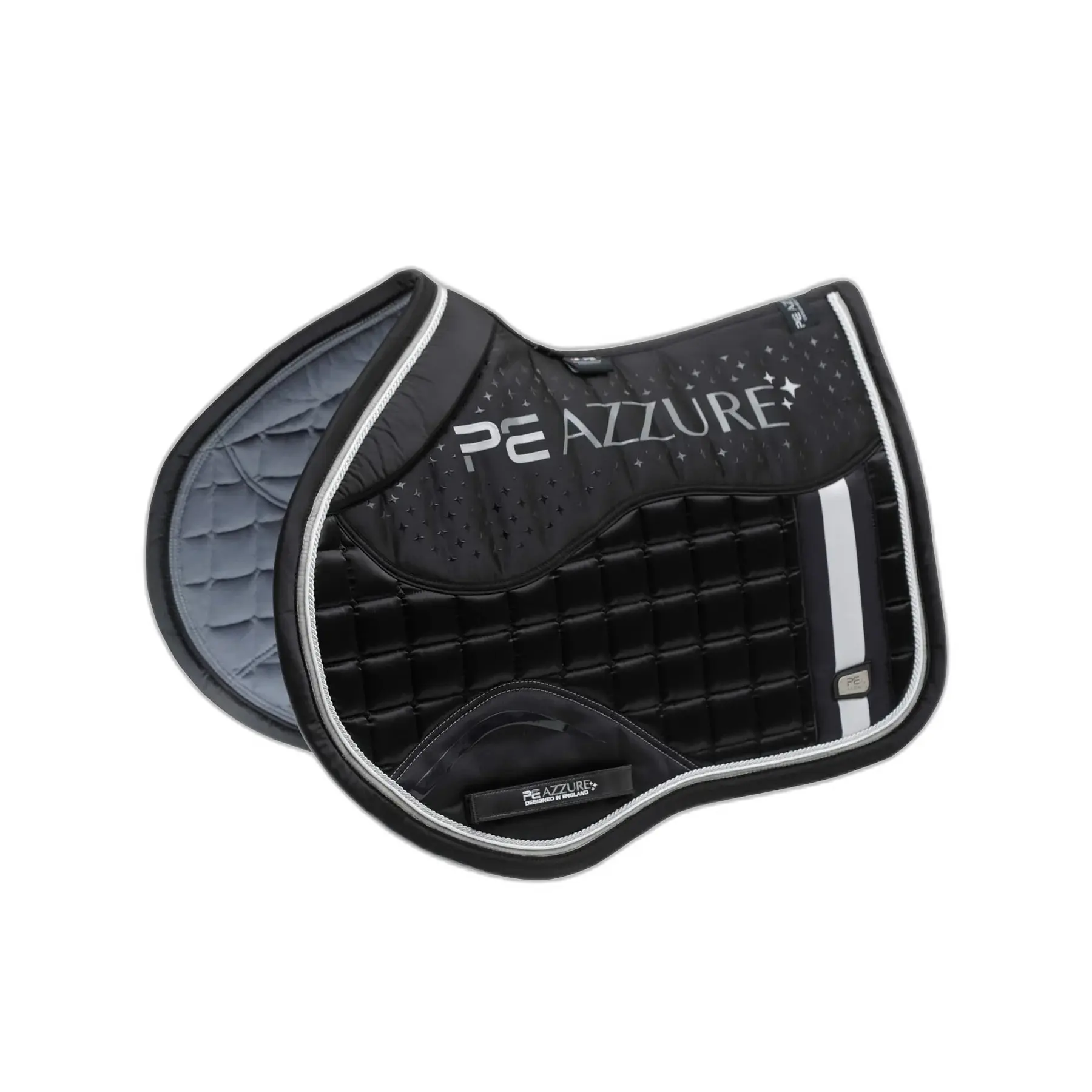 Anti-slip satin saddle pad for horses Premier Equine Azzure