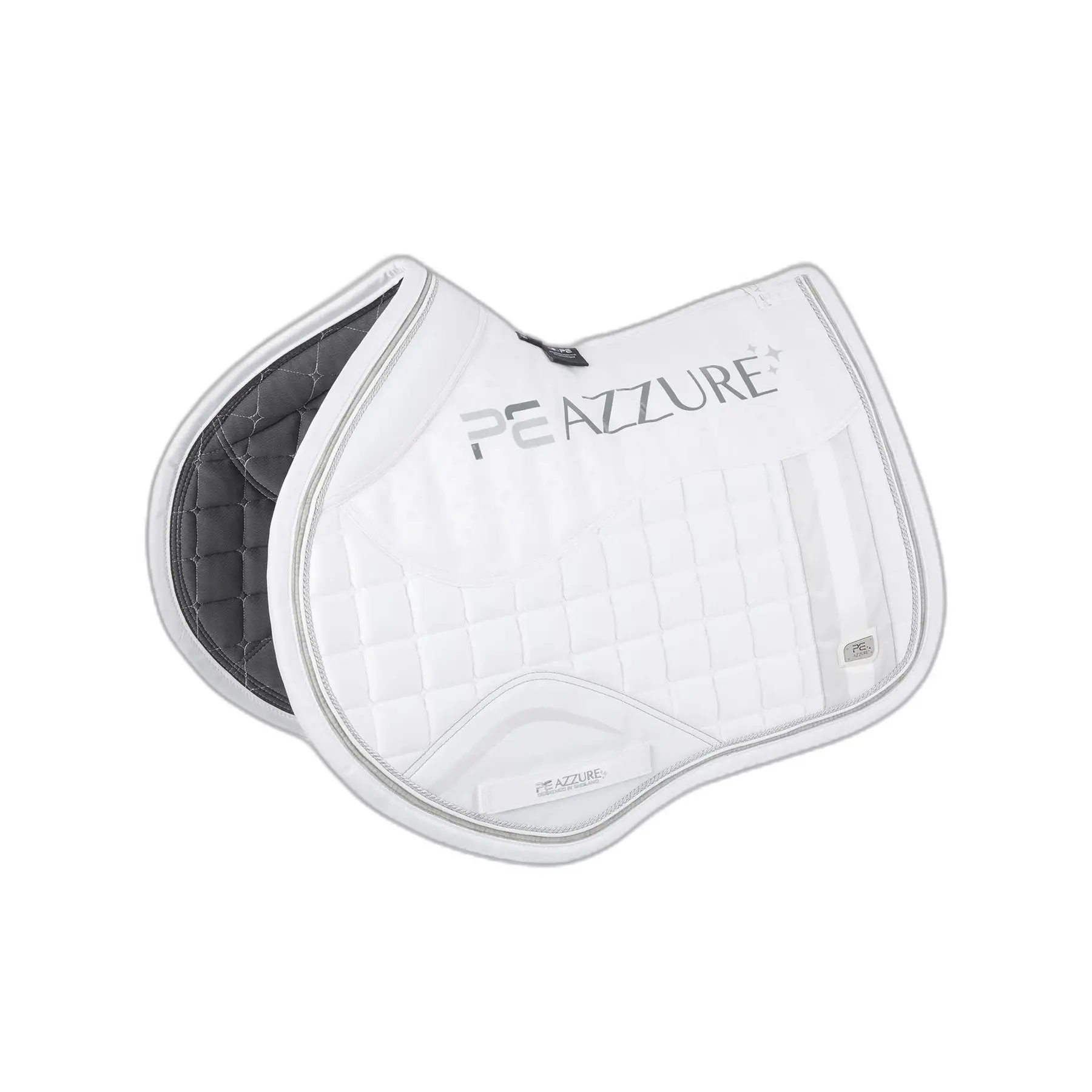 Anti-slip satin saddle pad for horses Premier Equine Azzure