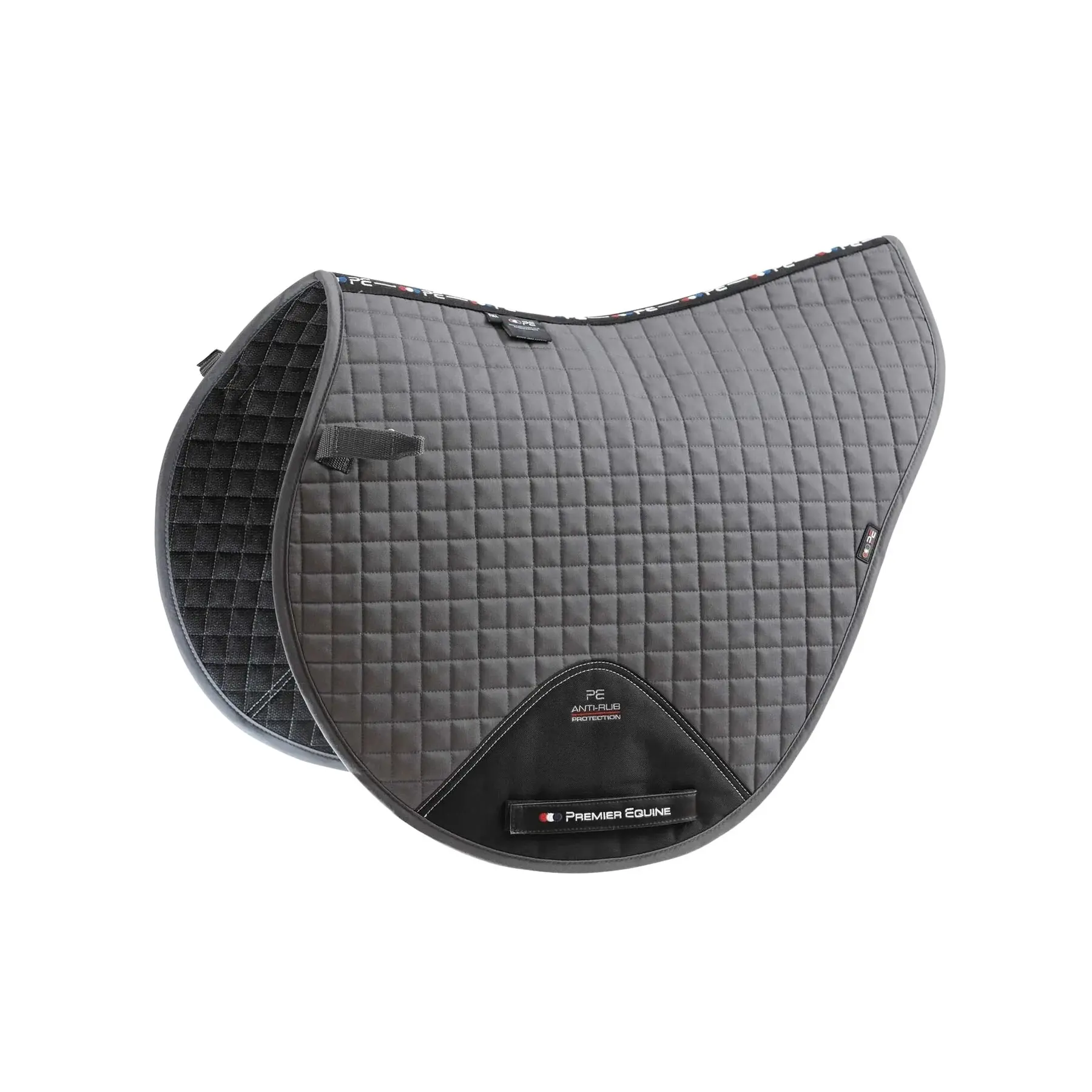 Saddle pad for horses in plain cotton Premier Equine Close Contact X- Country