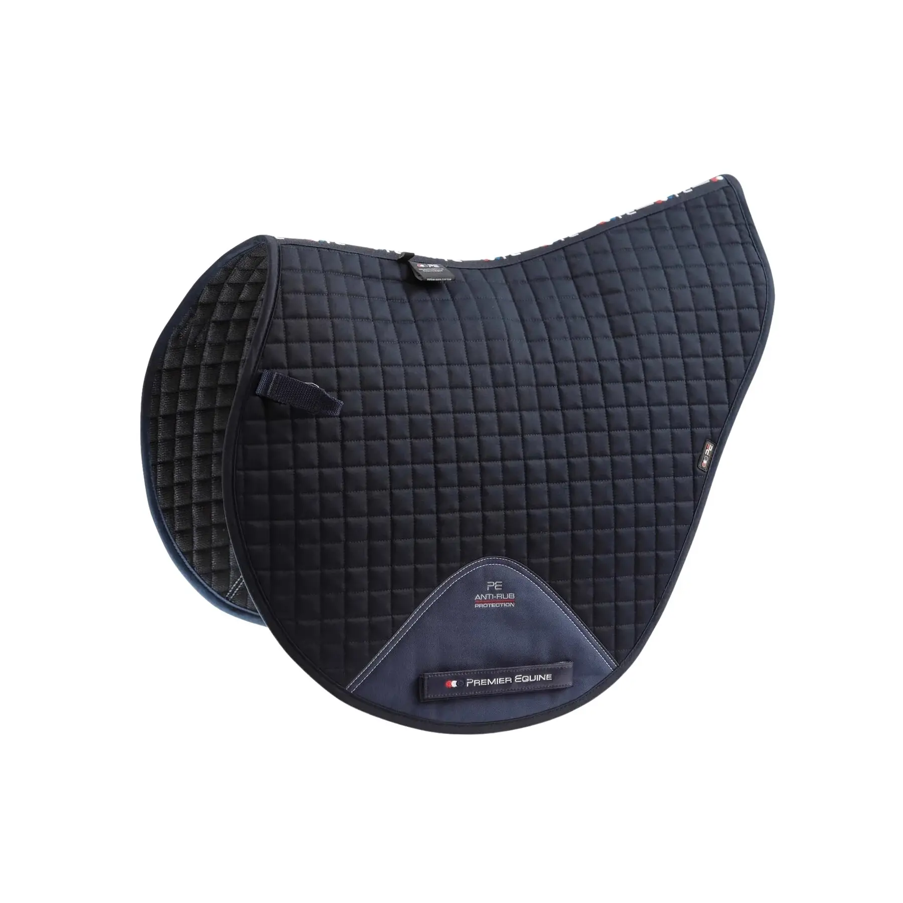 Saddle pad for horses in plain cotton Premier Equine Close Contact X- Country
