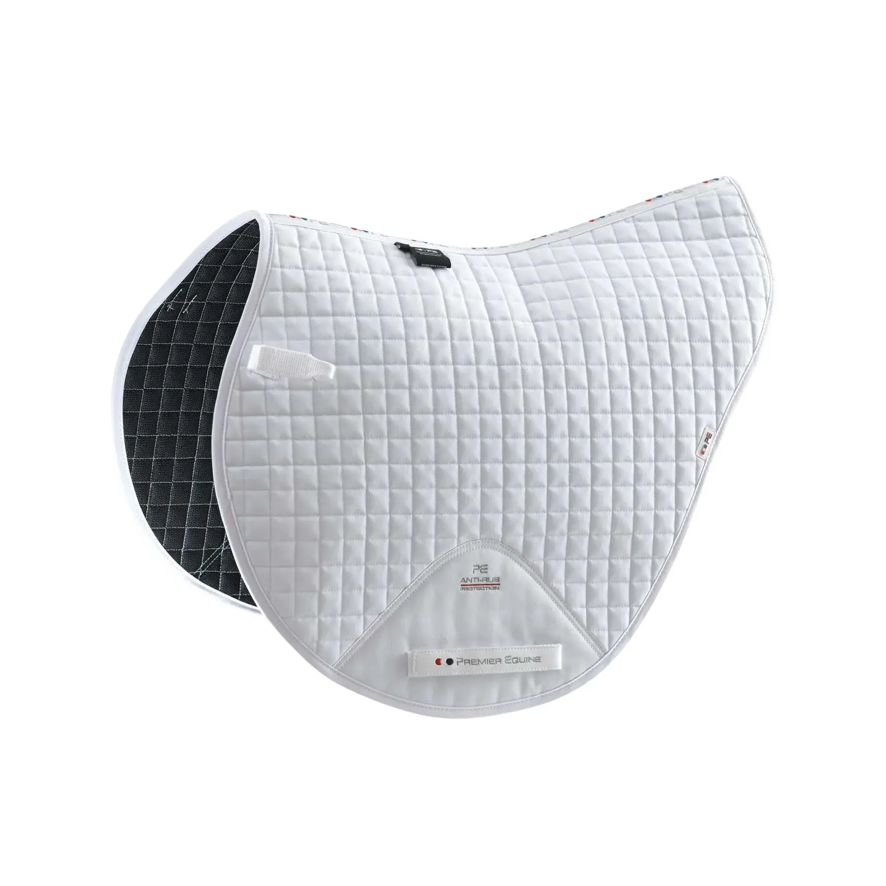 Saddle pad for horses in plain cotton Premier Equine Close Contact X- Country