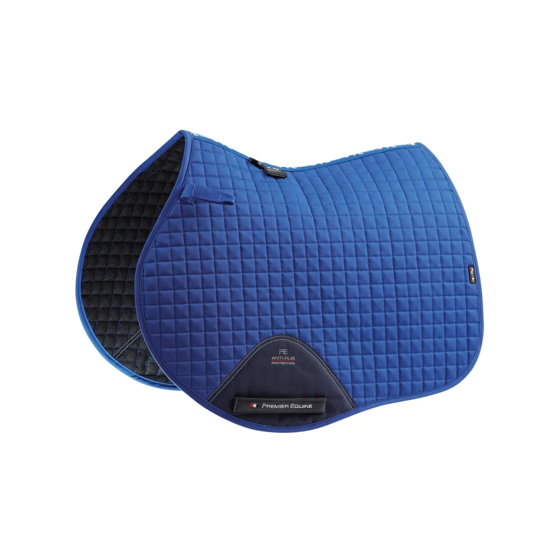 Saddle pad for horses in plain cotton Premier Equine Close Contact GP