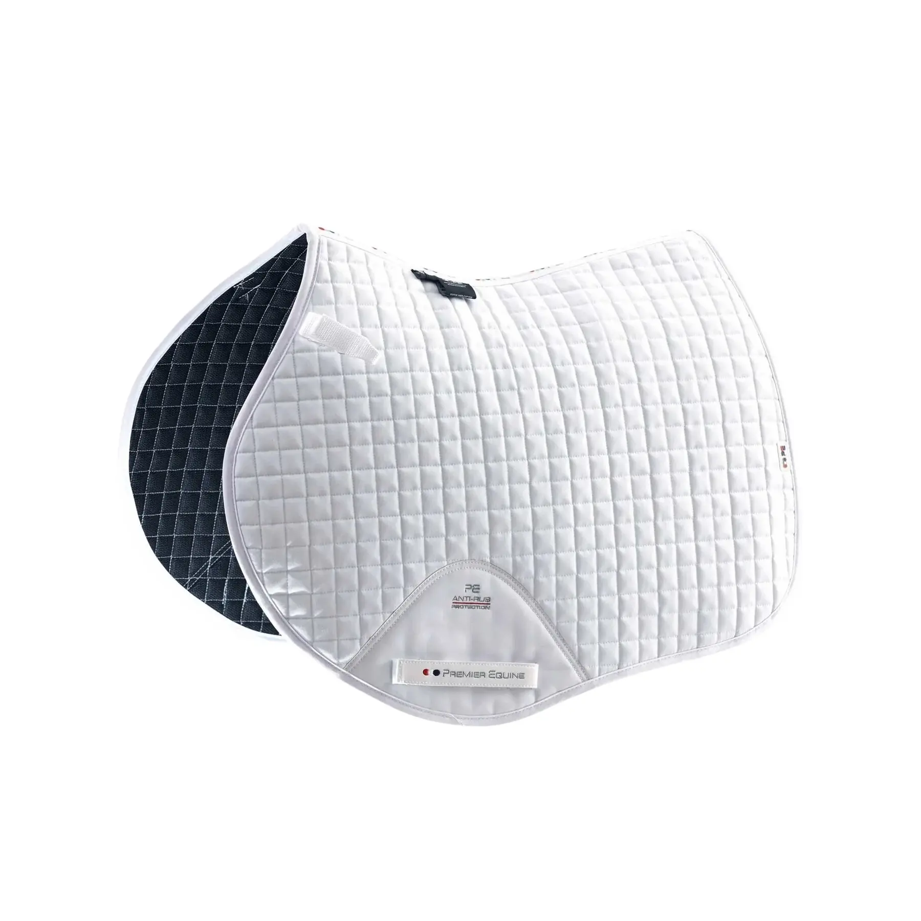 Saddle pad for horses in plain cotton Premier Equine Close Contact GP