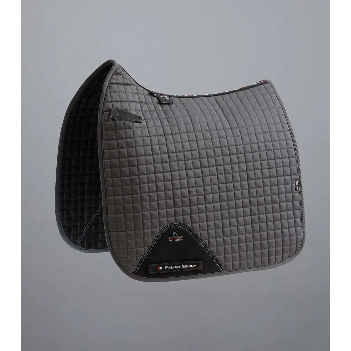 dressage saddle pad in plain cotton Premier Equine Close Contact