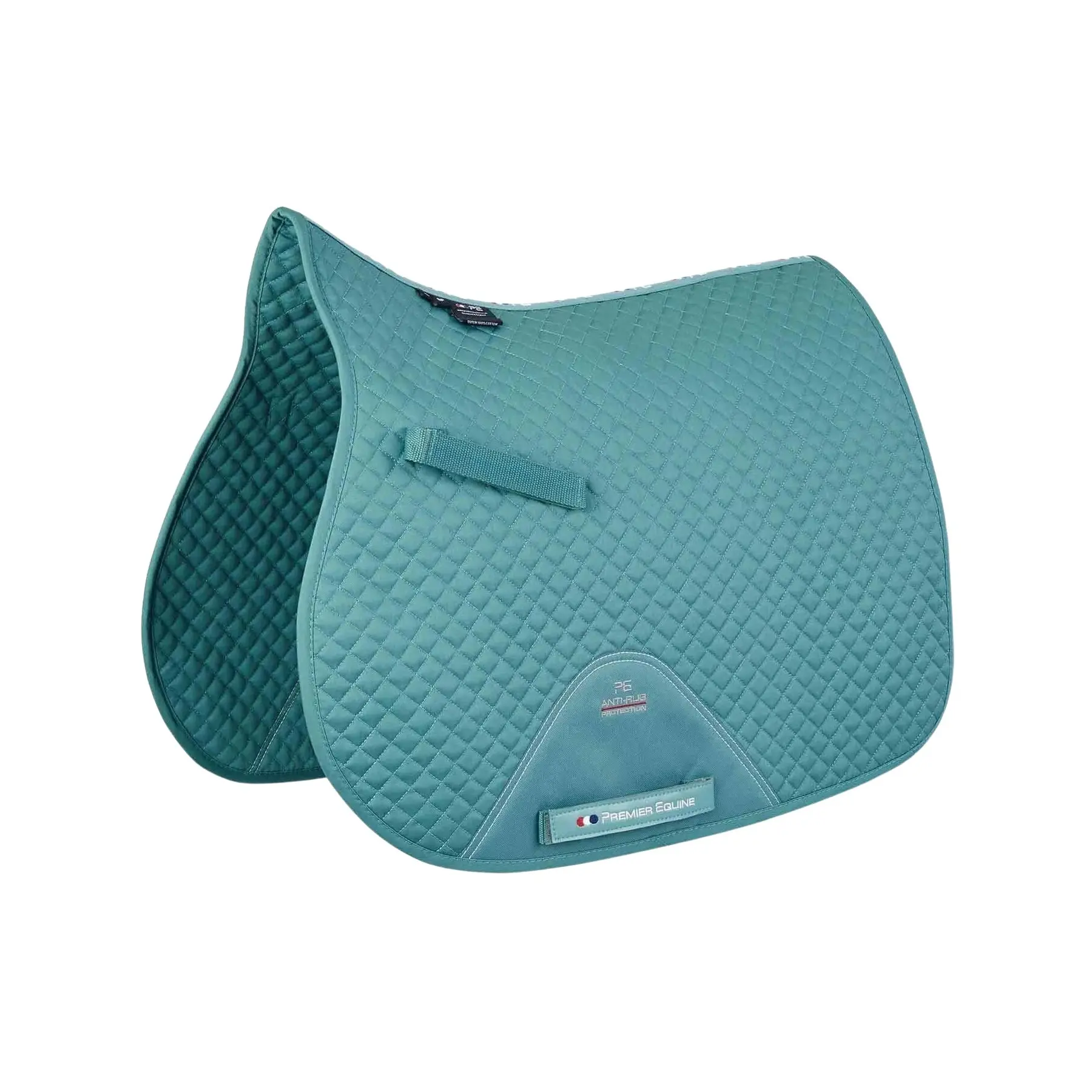Saddle pad for horses in plain cotton Premier Equine Pony