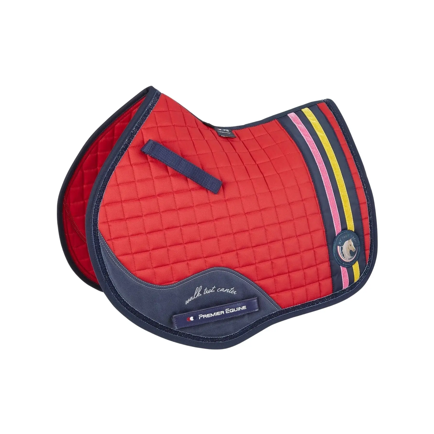 Cotton saddle pad Premier Equine MPJ GP / Jump Glitter