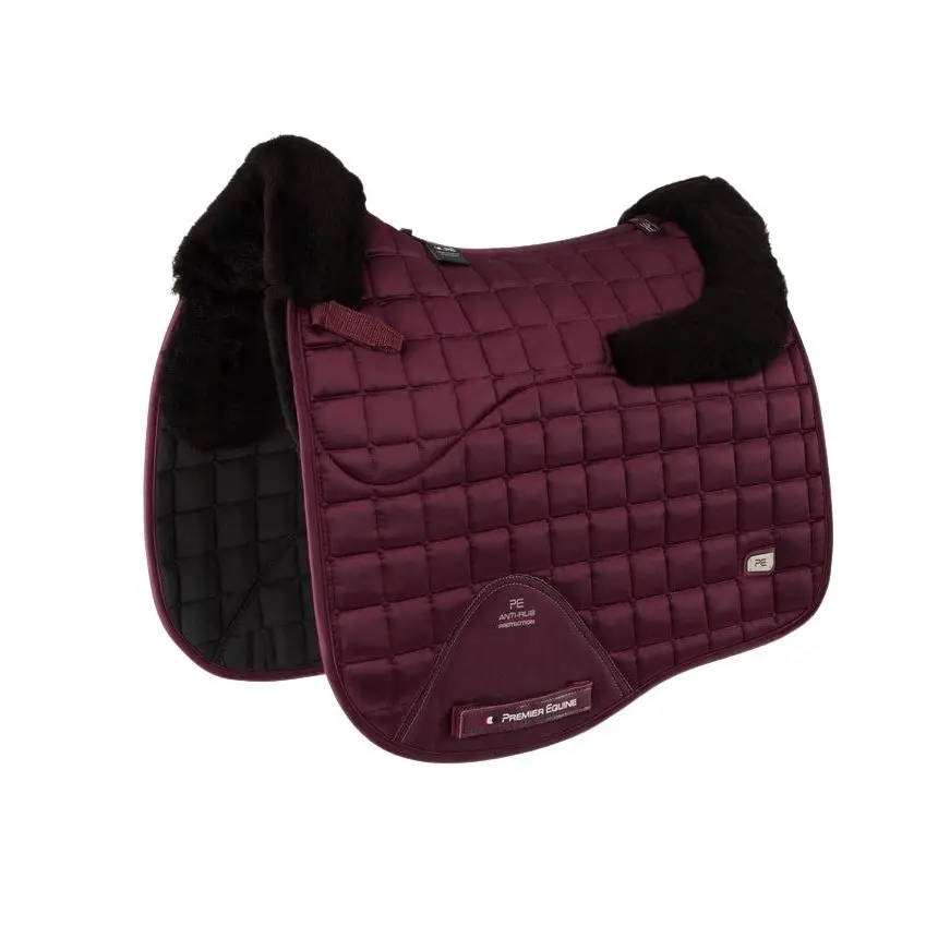Satin and wool dressage saddle pad  Premier Equine Atlantis CC