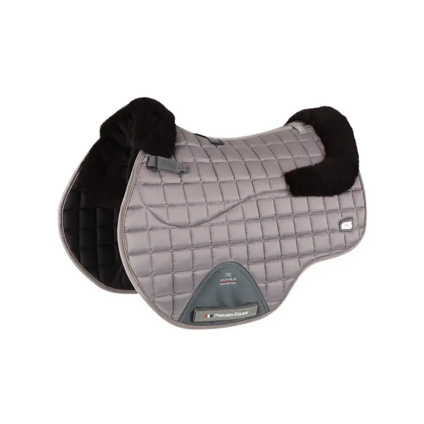 Satin and wool show jumping saddle pad for horses Premier Equine Atlantis CC