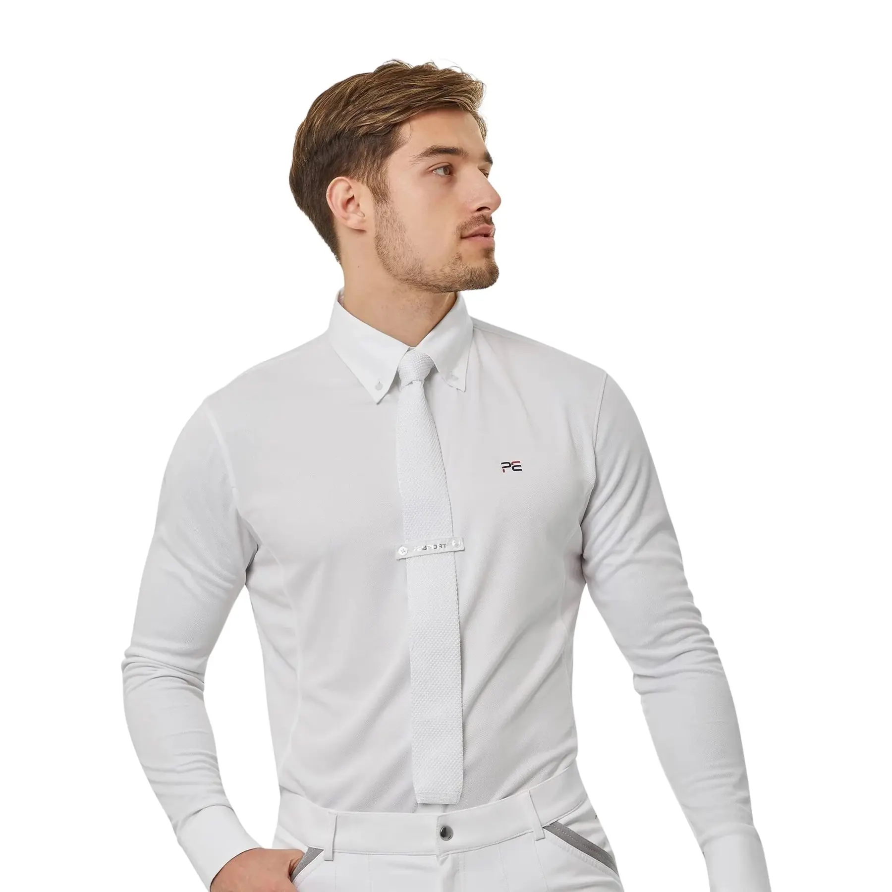Camicia da equitazione a maniche lunghe Premier Equine Giulio