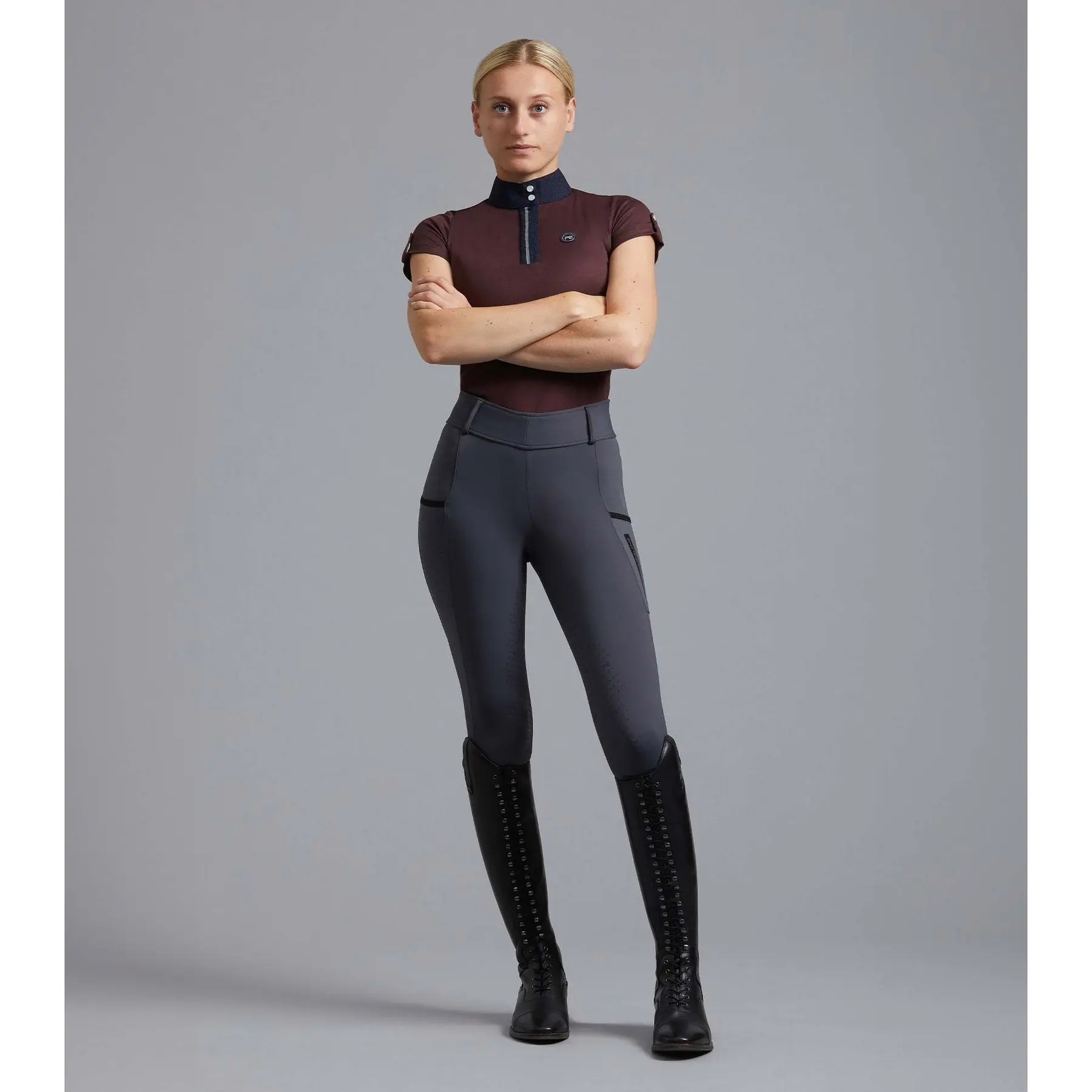 Women's full grip riding leggings Premier Equine Concerto