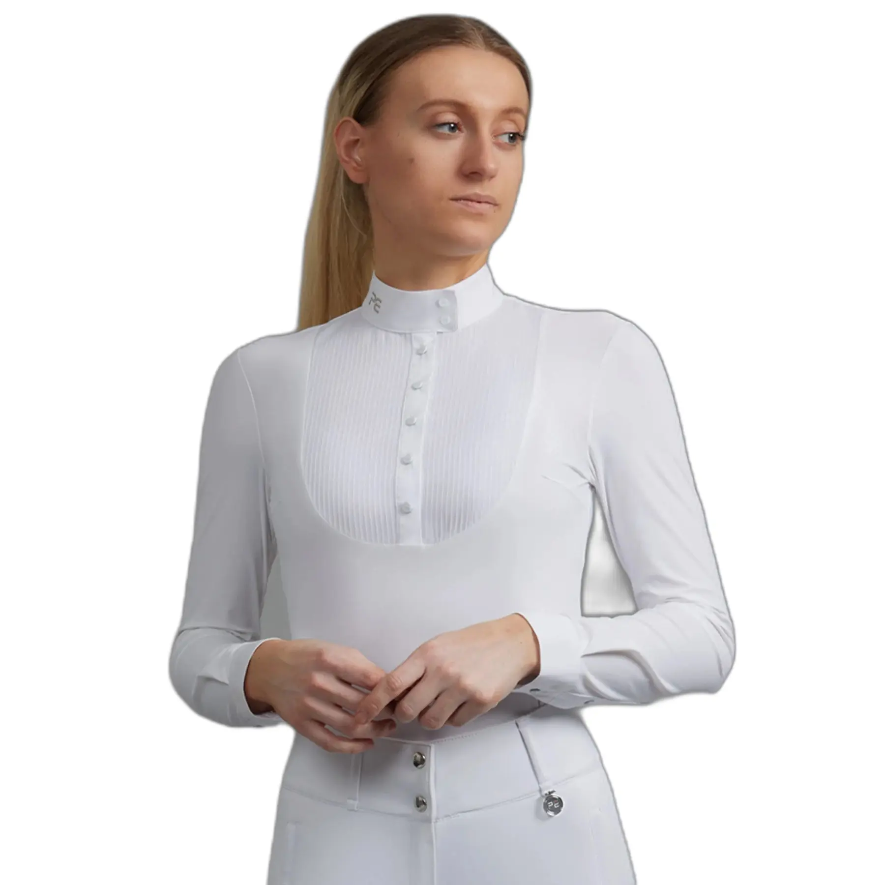 Women's long sleeve riding competition shirt Premier Equine Navarra