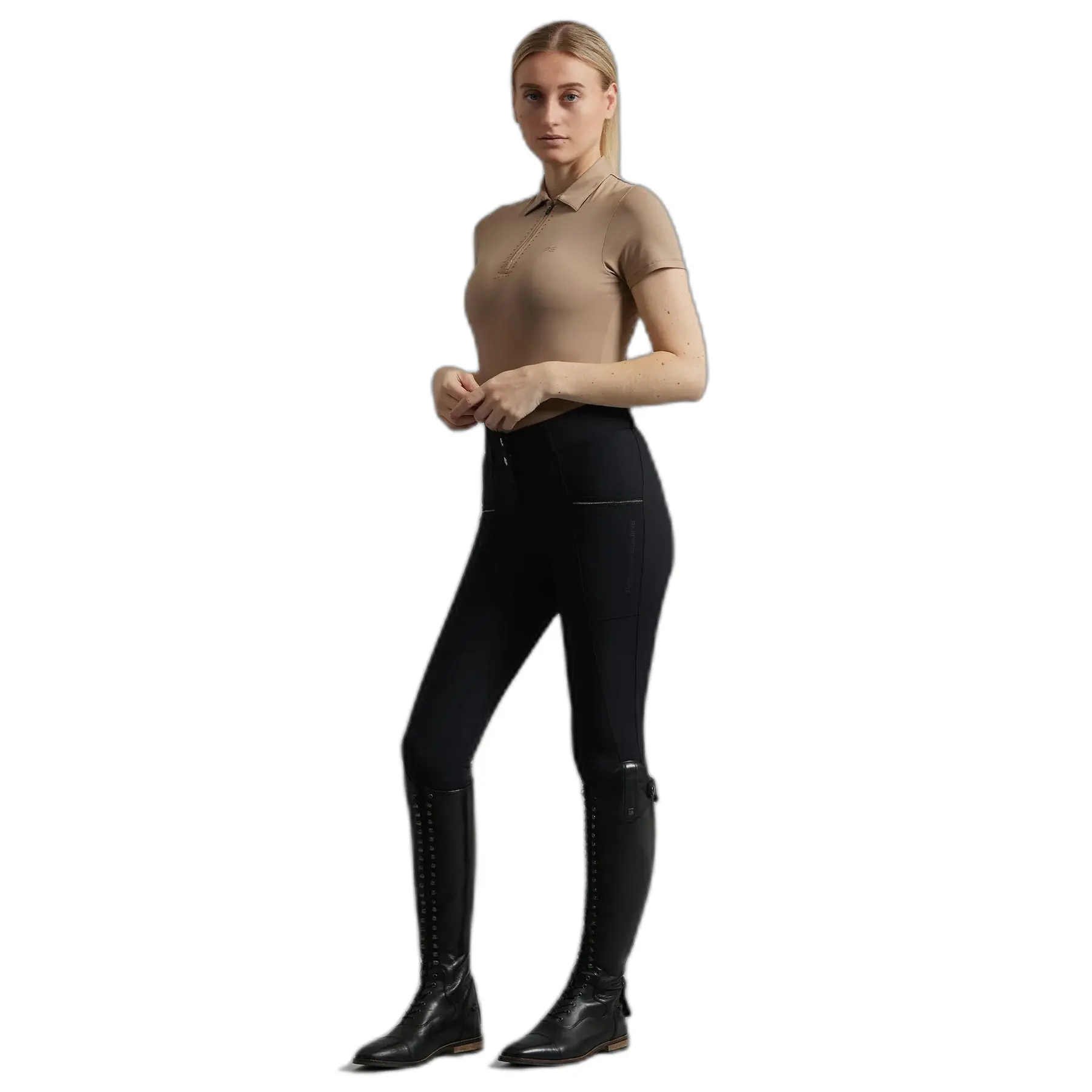 Pantaloni da equitazione da donna a media aderenza Premier Equine Ofena