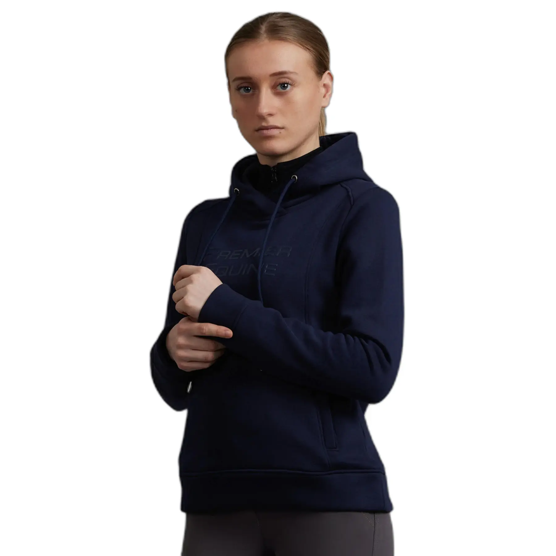 Felpa equitazione con cappuccio donna Premier Equine Lucia