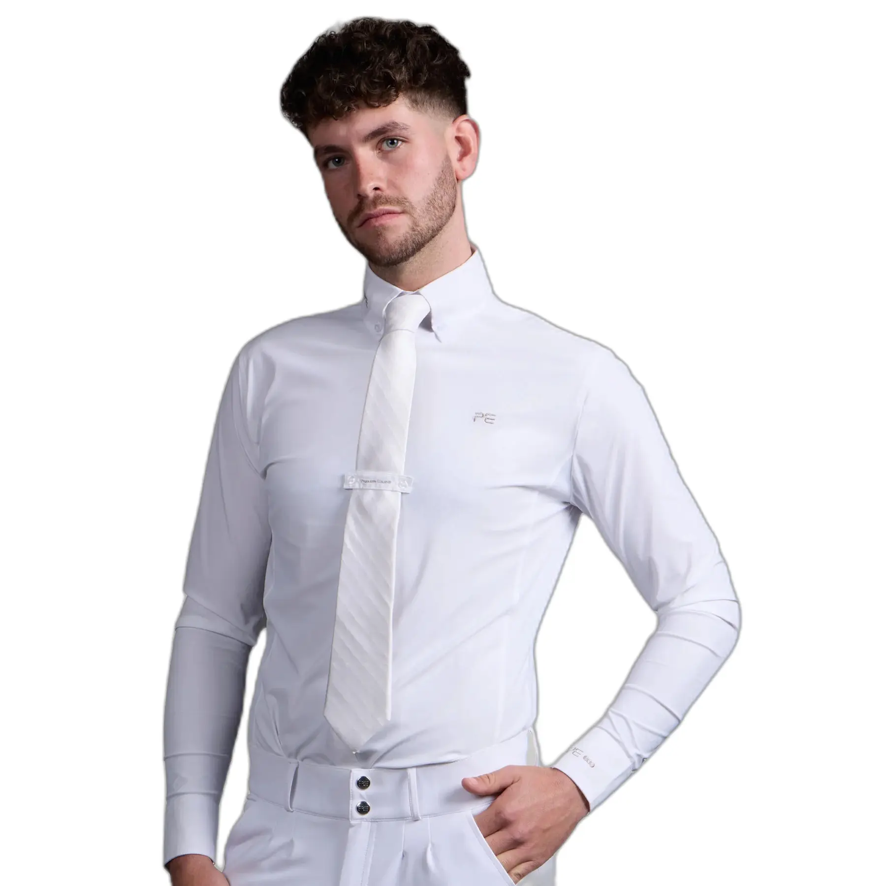 Langärmeliges Turnier-Poloshirt Premier Equine Rubato