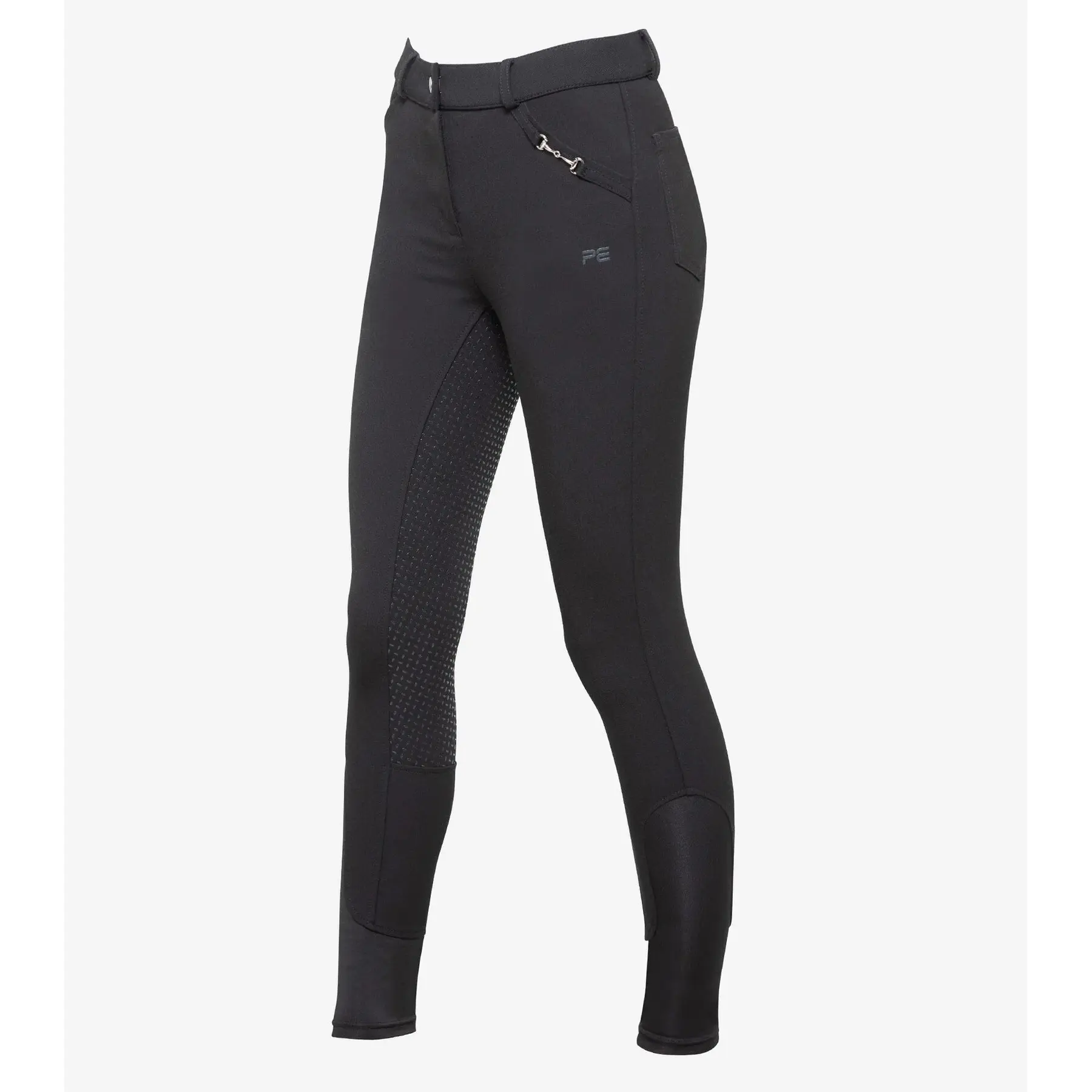 Pantaloni da equitazione full grip per bambina Premier Equine Brava