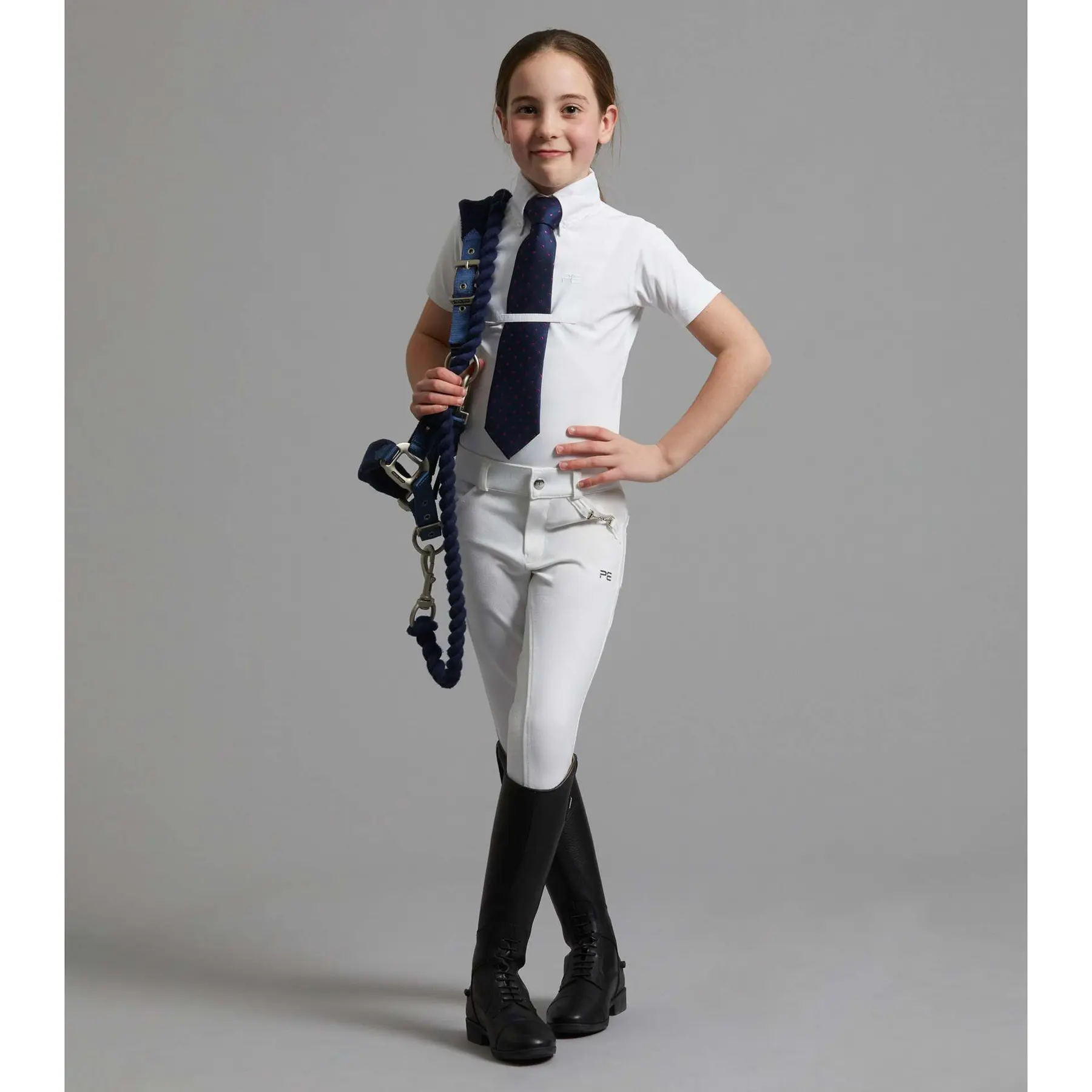 Girl's competition riding shirt Premier Equine Luciana