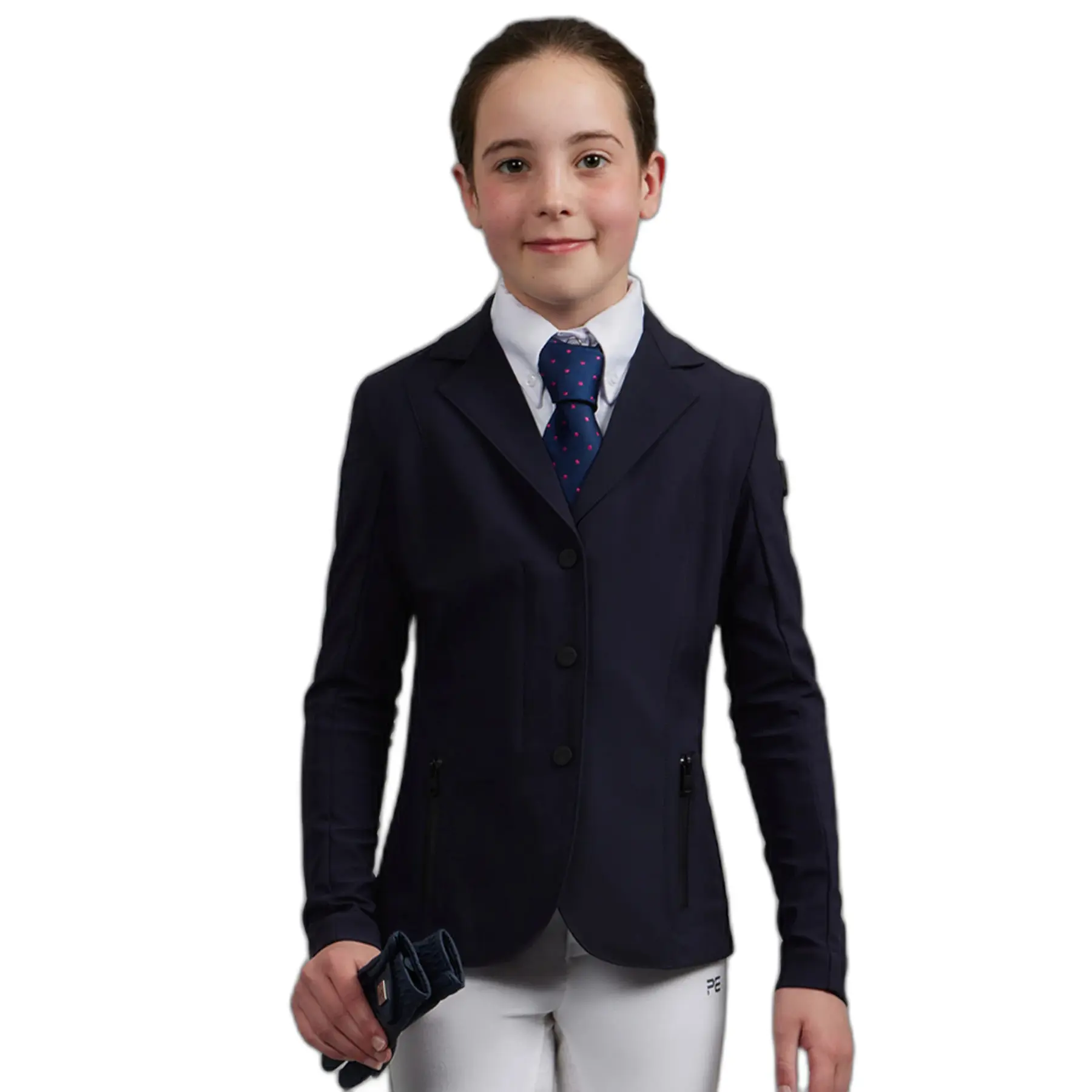 Girls' competition riding jacket Premier Equine Evinco
