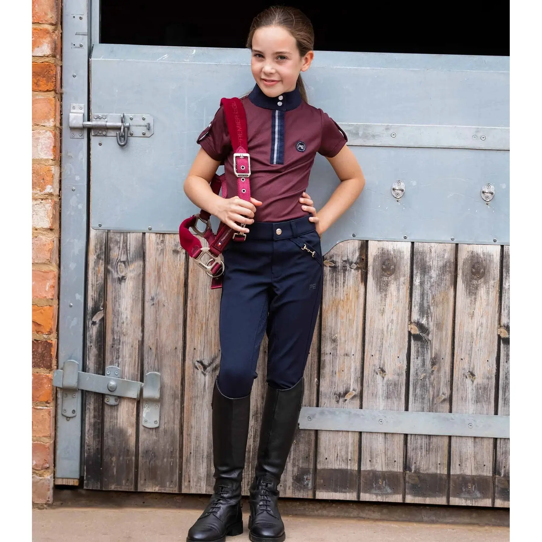 Full grip riding Trousers for girls Premier Equine Brava