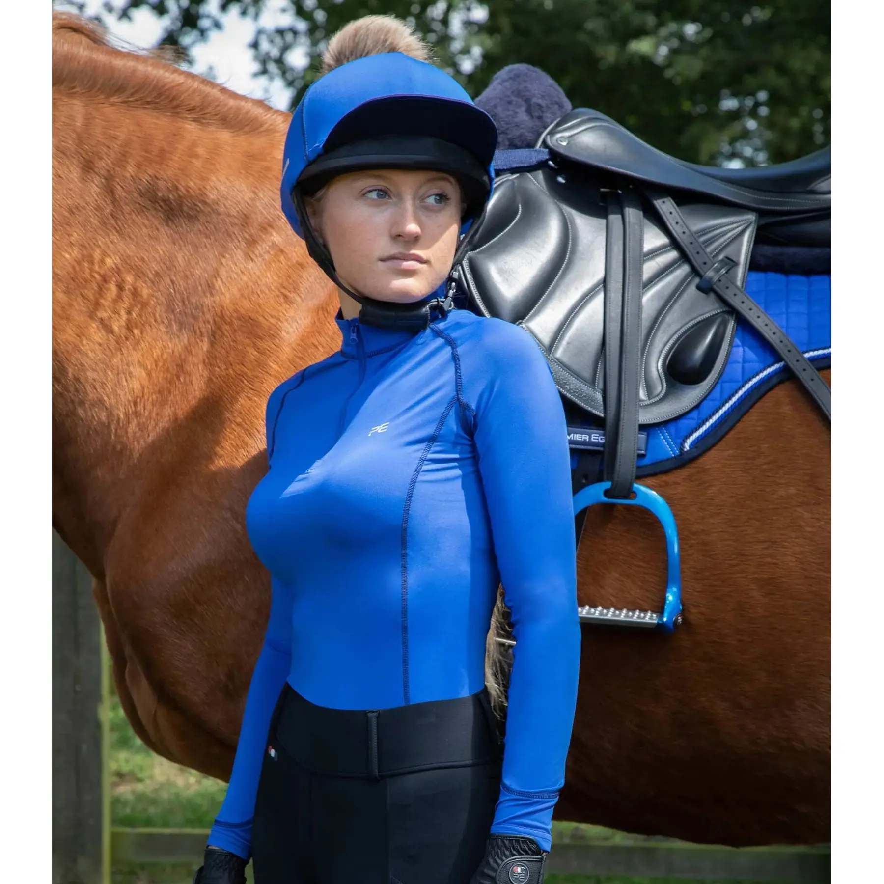 Copricasco in jersey Premier Equine