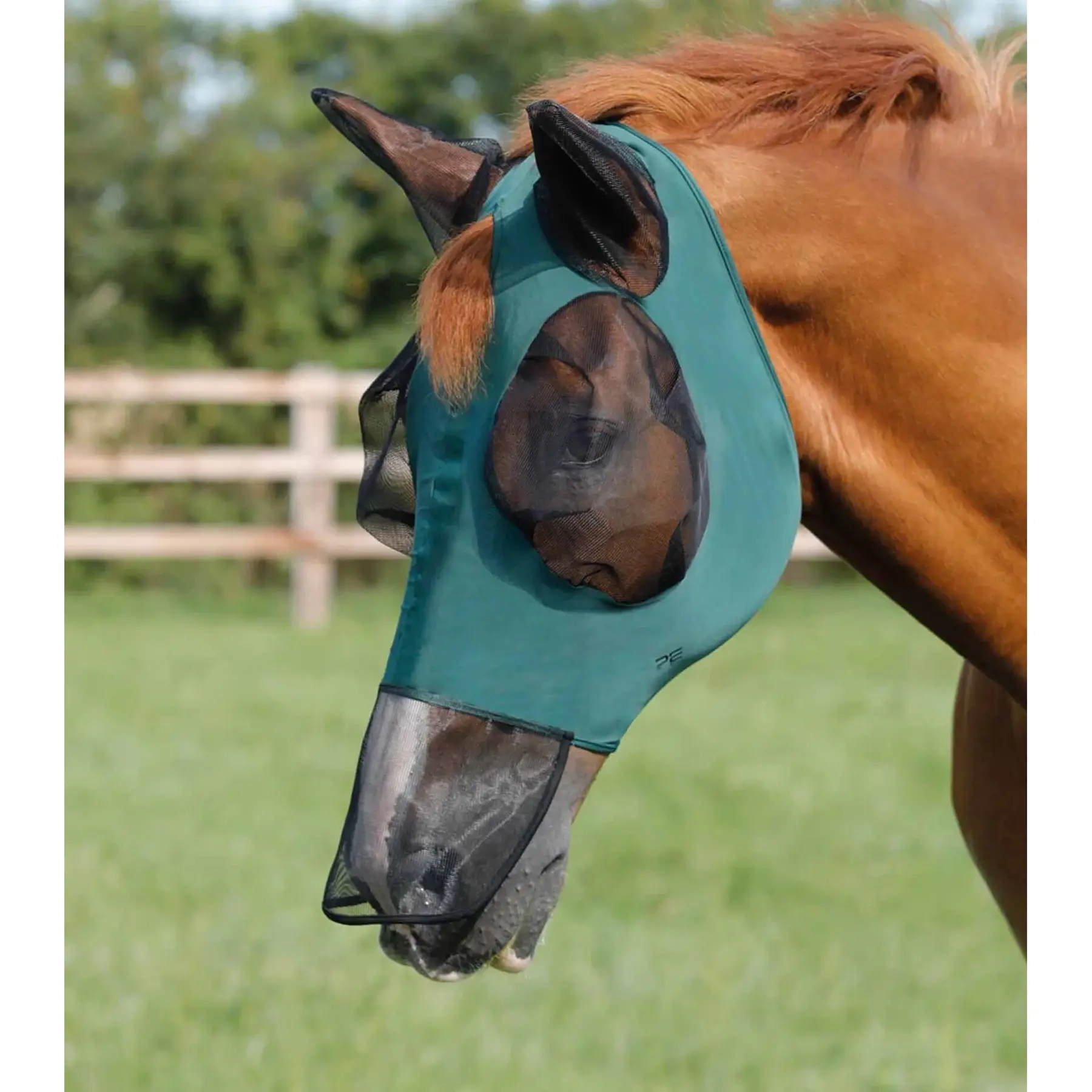 Maschera antimosche per cavalli Premier Equine Comfort Tech Xtra Lycra