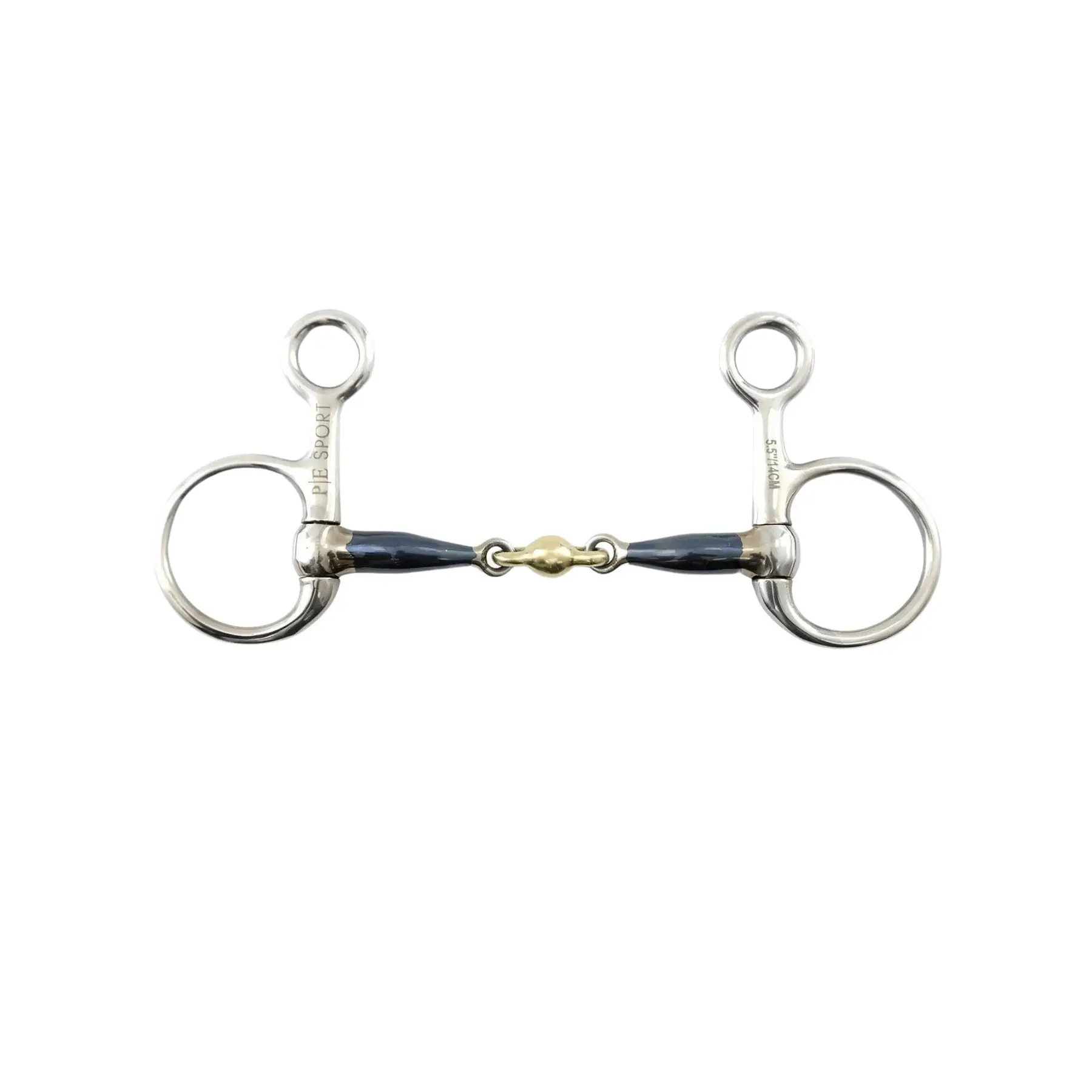 Baucher double snaffle bit for horses Premier Equine Sweet Iron