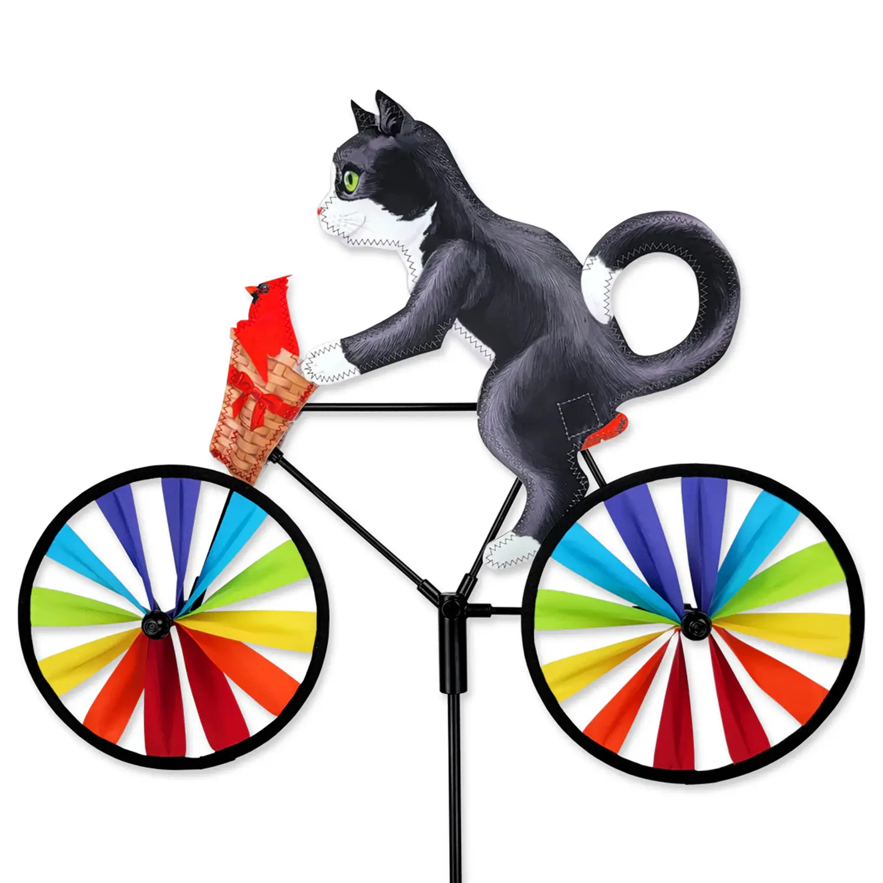Wetterfahne Premier Kites Bike - Tuxedo Cat 20"